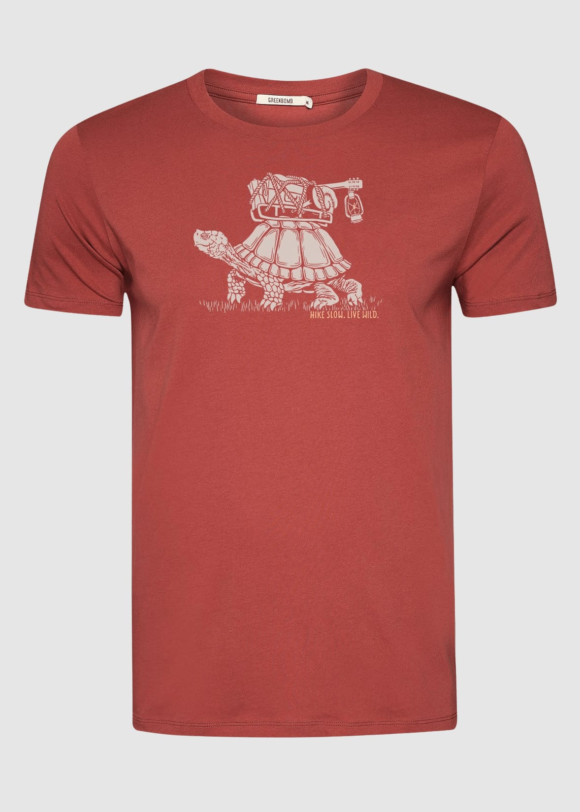 Turtle Walk Guide T-Shirt Sunset Red