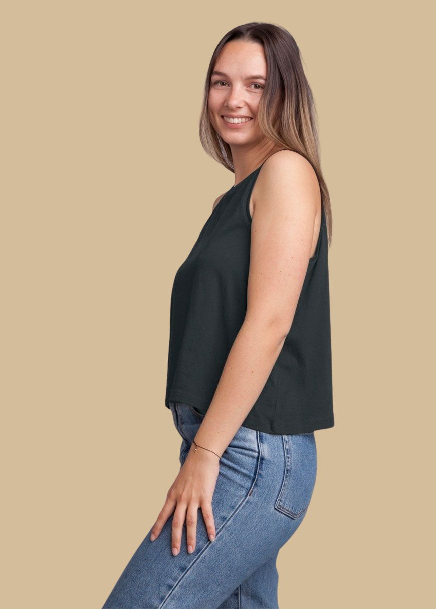 Cropped Oversized Tanktop Woman