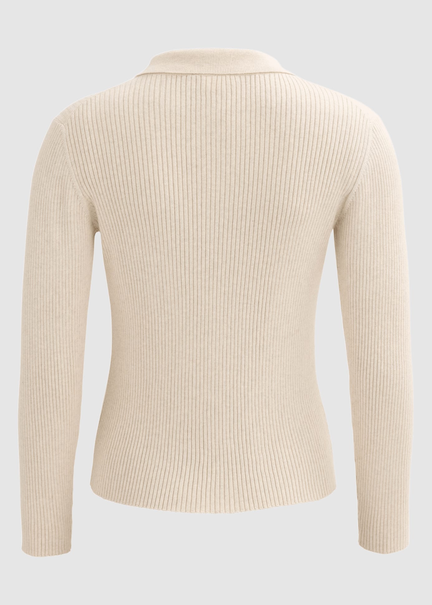people-wear-organic-ripp-strickjacke-polokragen-kitt-m-lange-2.jpeg Ripp-Strickjacke Polokragen Kitt Mélange
