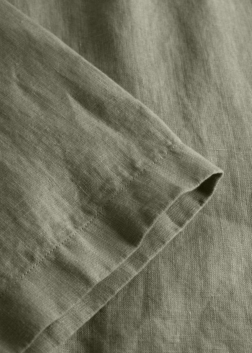 Box Short Sleeve Linen Shirt