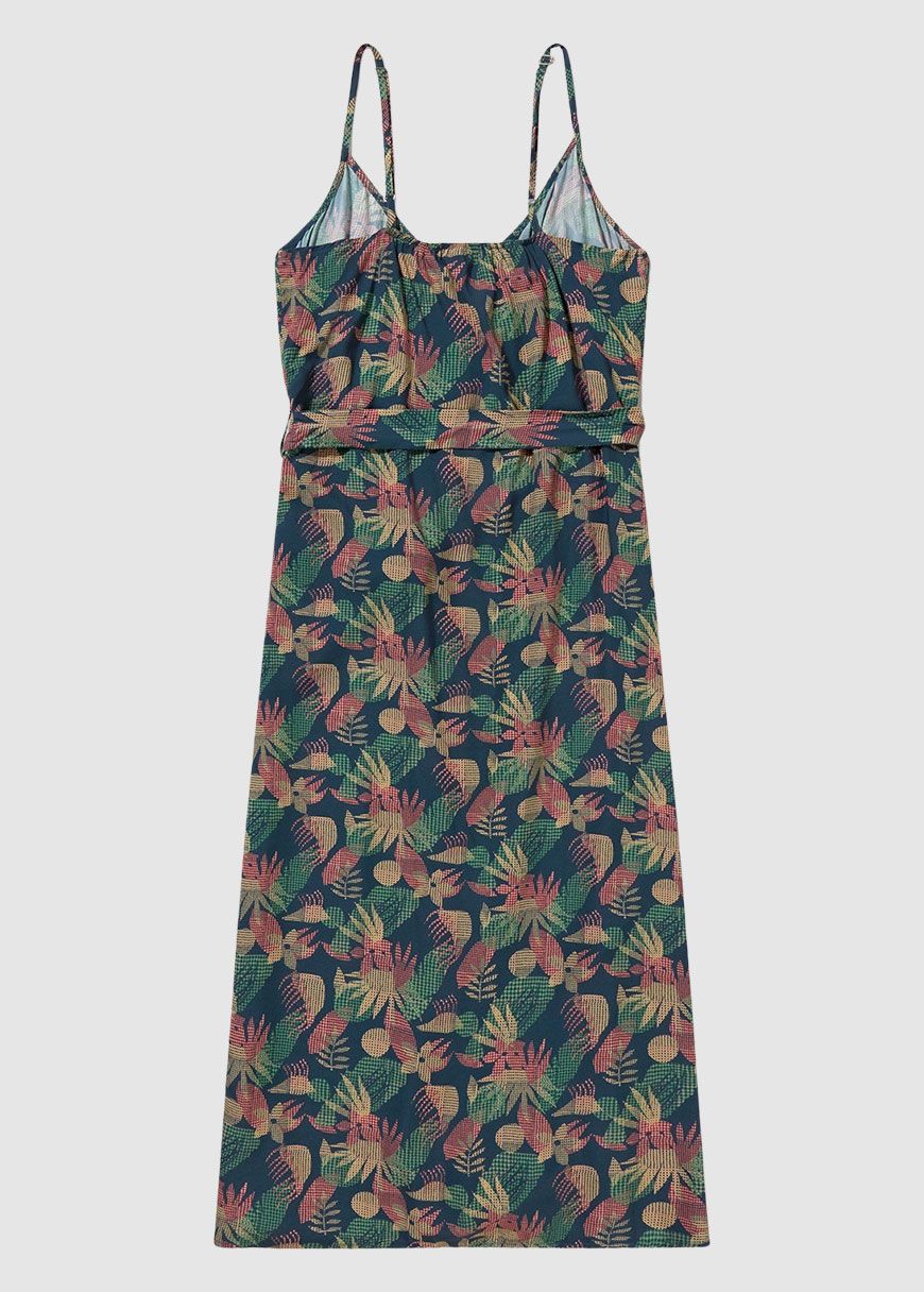 Flower Vichy Strap Dress
