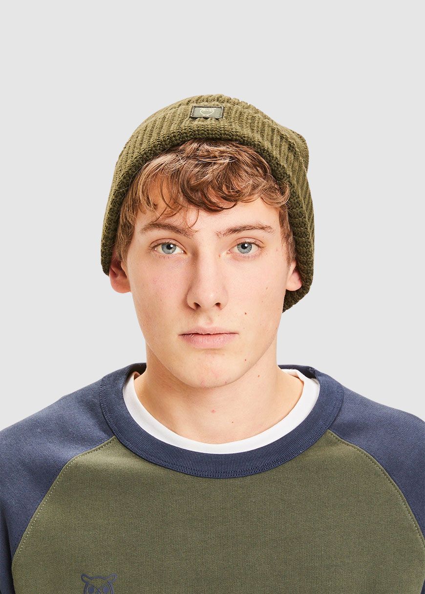 knowledge_cotton_apparel_rib_hat_AW_25_KCA_82214_1090_Forrest_Night_4_4e5a5d701f Rib Hat