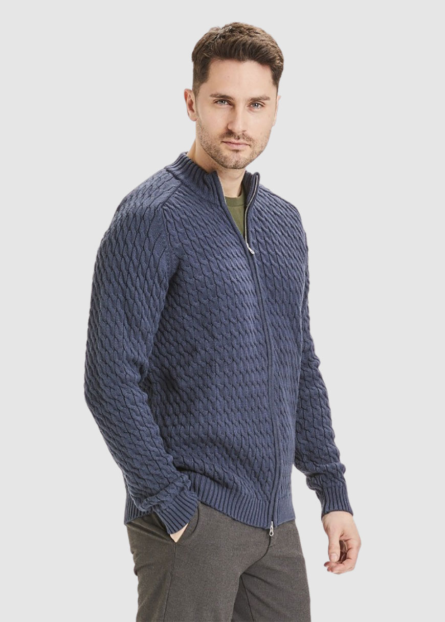 Field Cardigan Cable Knit