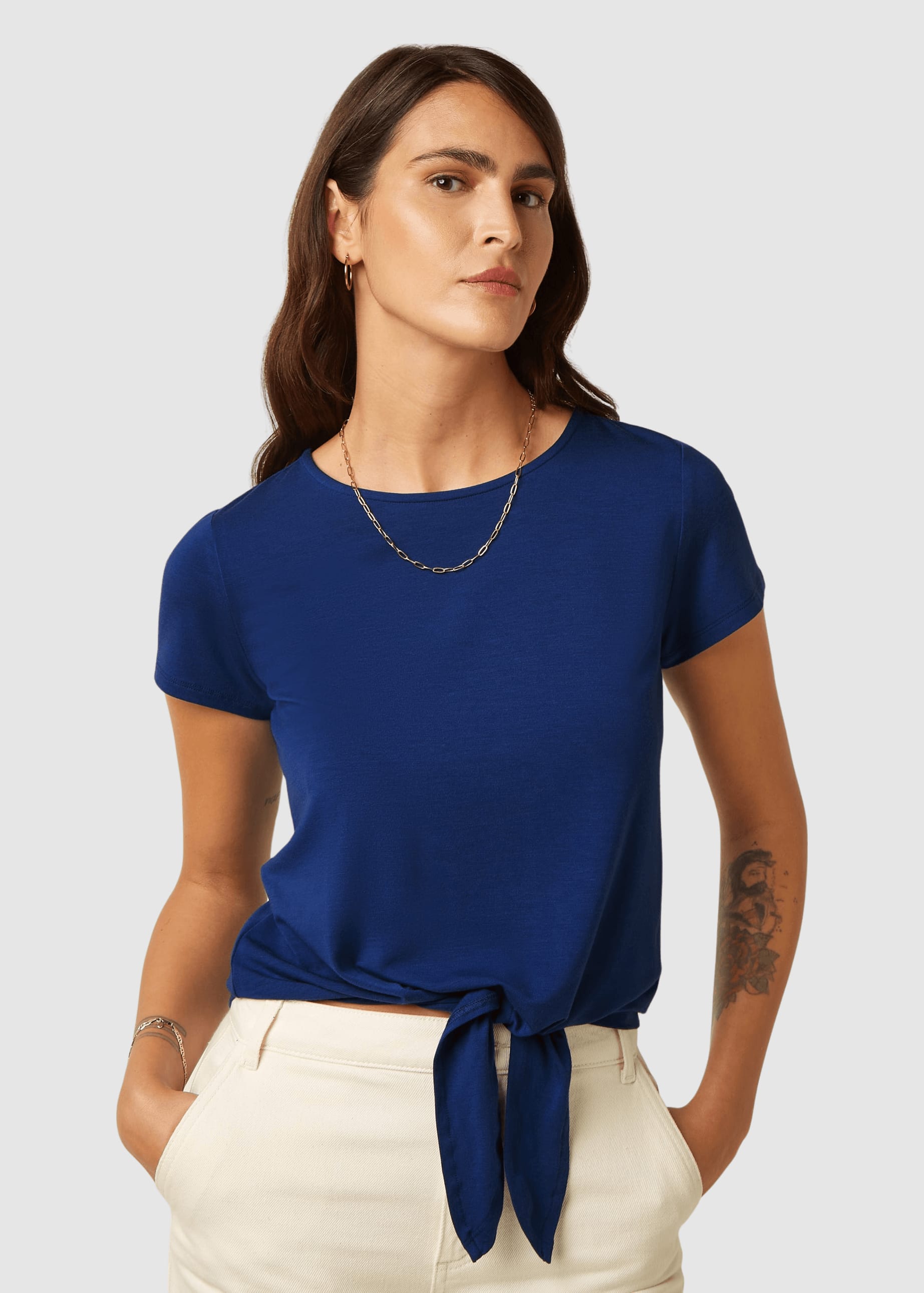 Knot Shirt Tulum Mazarine