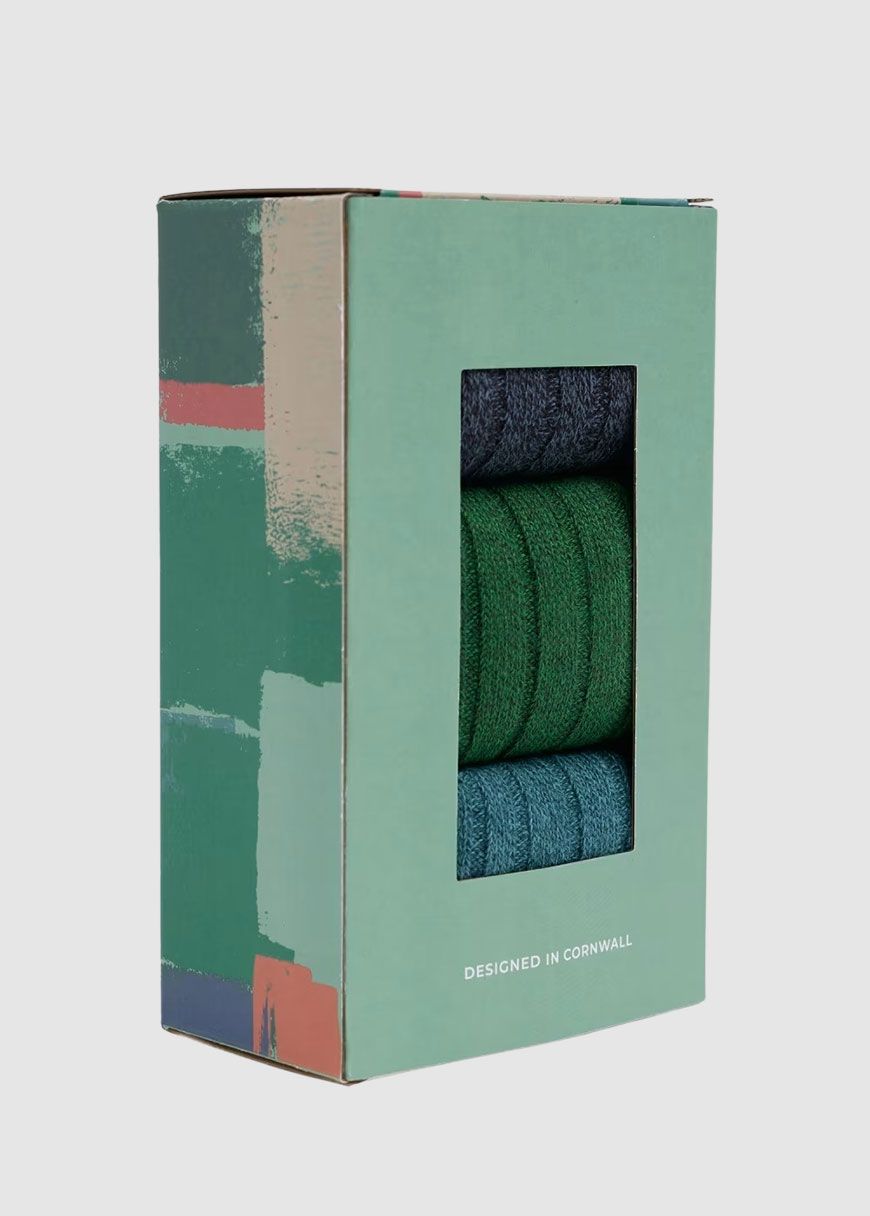 Gift Box of 3 Men’s Bloomin' Good Socks