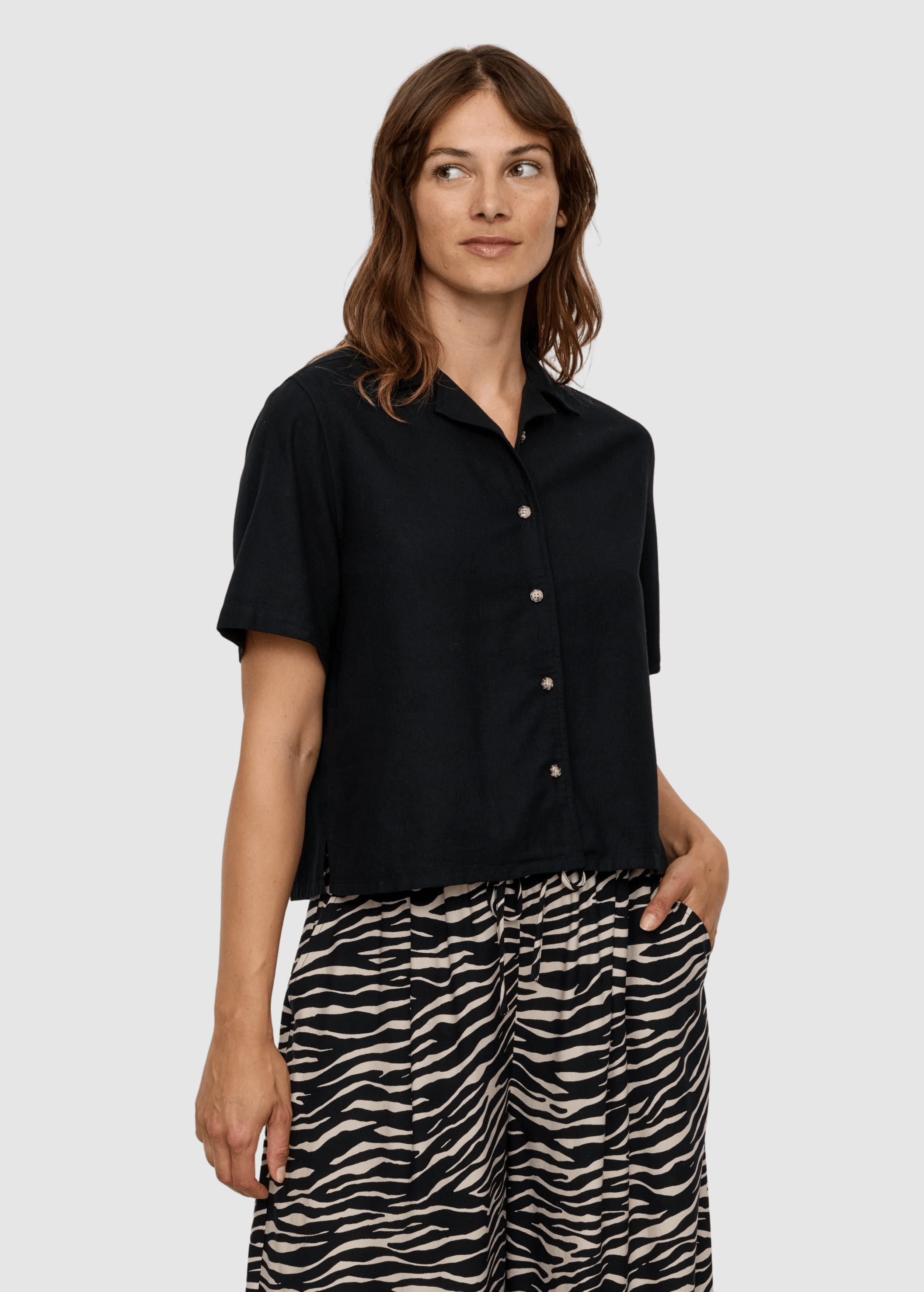 Blouse Camellia Black Blouse Camellia Black