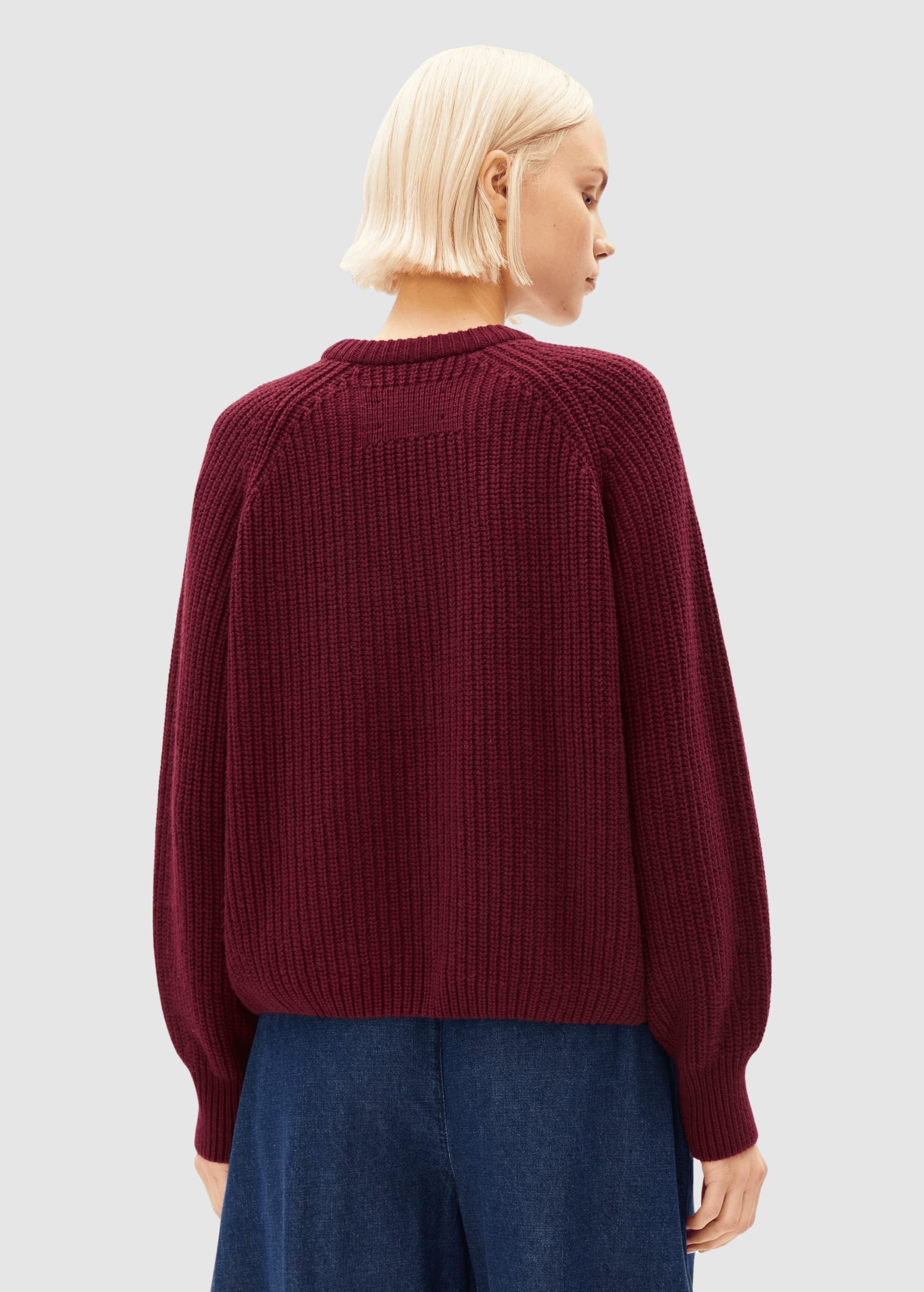 armedangels-rib-knit-sweater-velvet-red-2.jpeg Rib Knit Sweater Velvet Red
