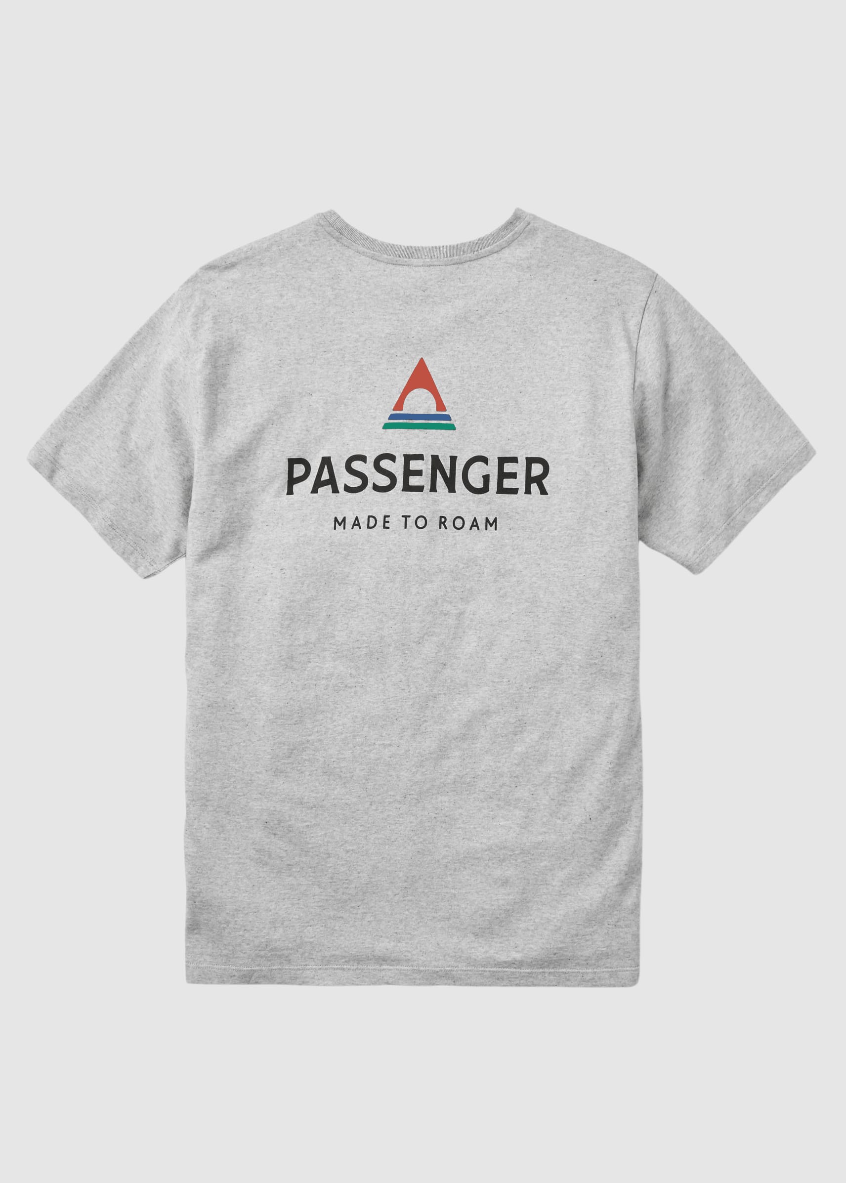 Passenger Recycled Cotton T-Shirt Grey Marl