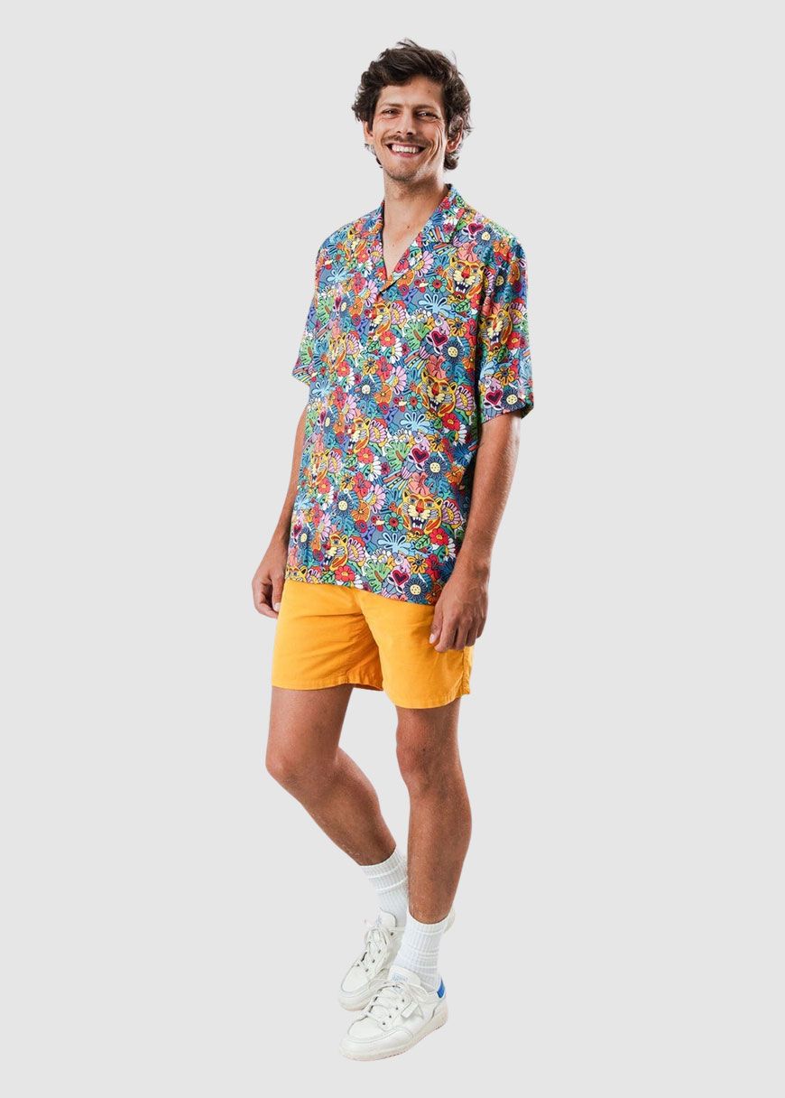Asis Percales Tutti Frutti Aloha Shirt