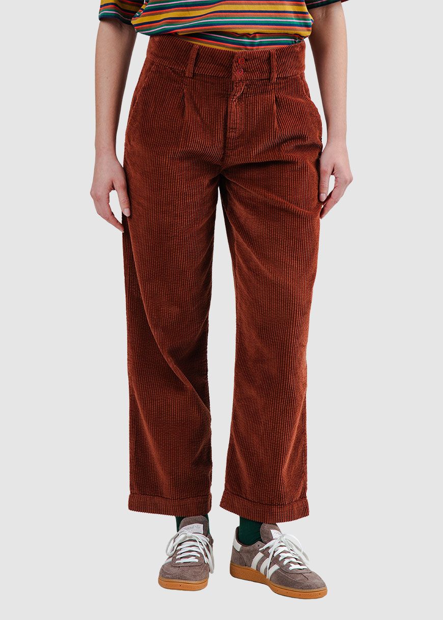Corduroy Pleated Pants