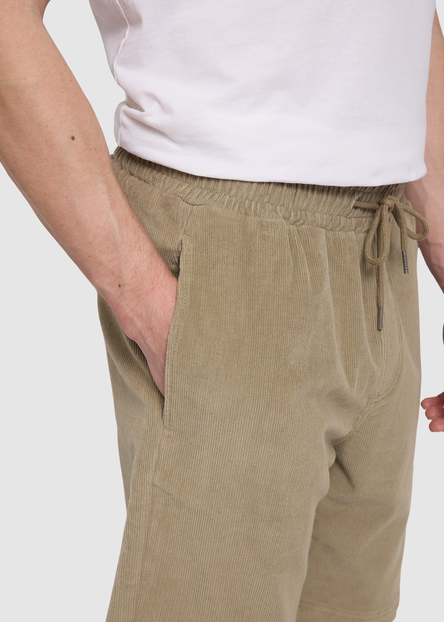 Corduroy Pull-On Shorts Light Khaki Corduroy Pull-On Shorts Light Khaki