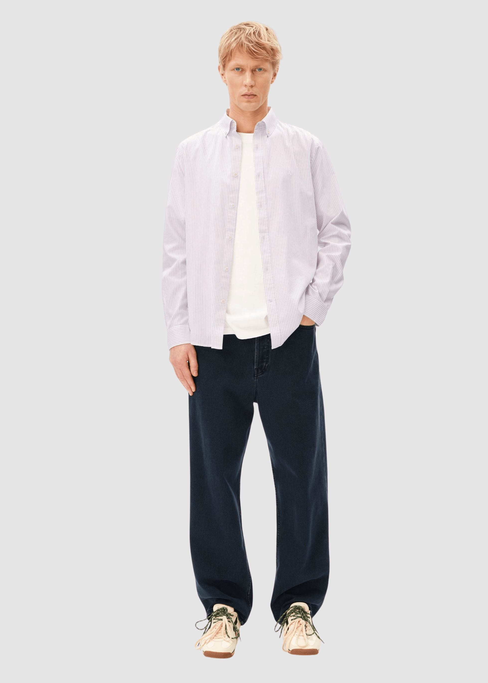 Quaasa Stripe Longsleeve Shirt Honey Reed