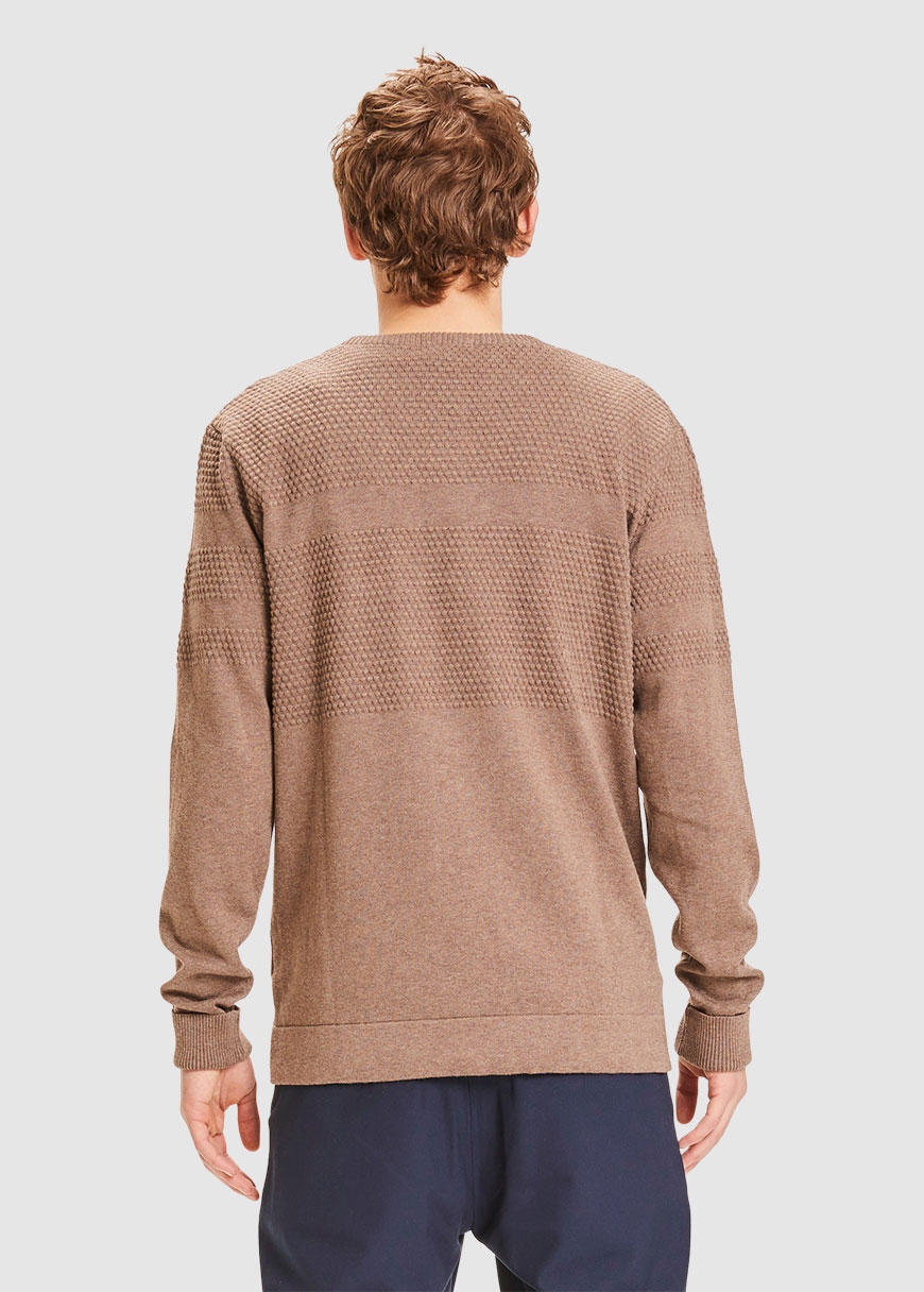 Field Bobble Knit Crew Neck