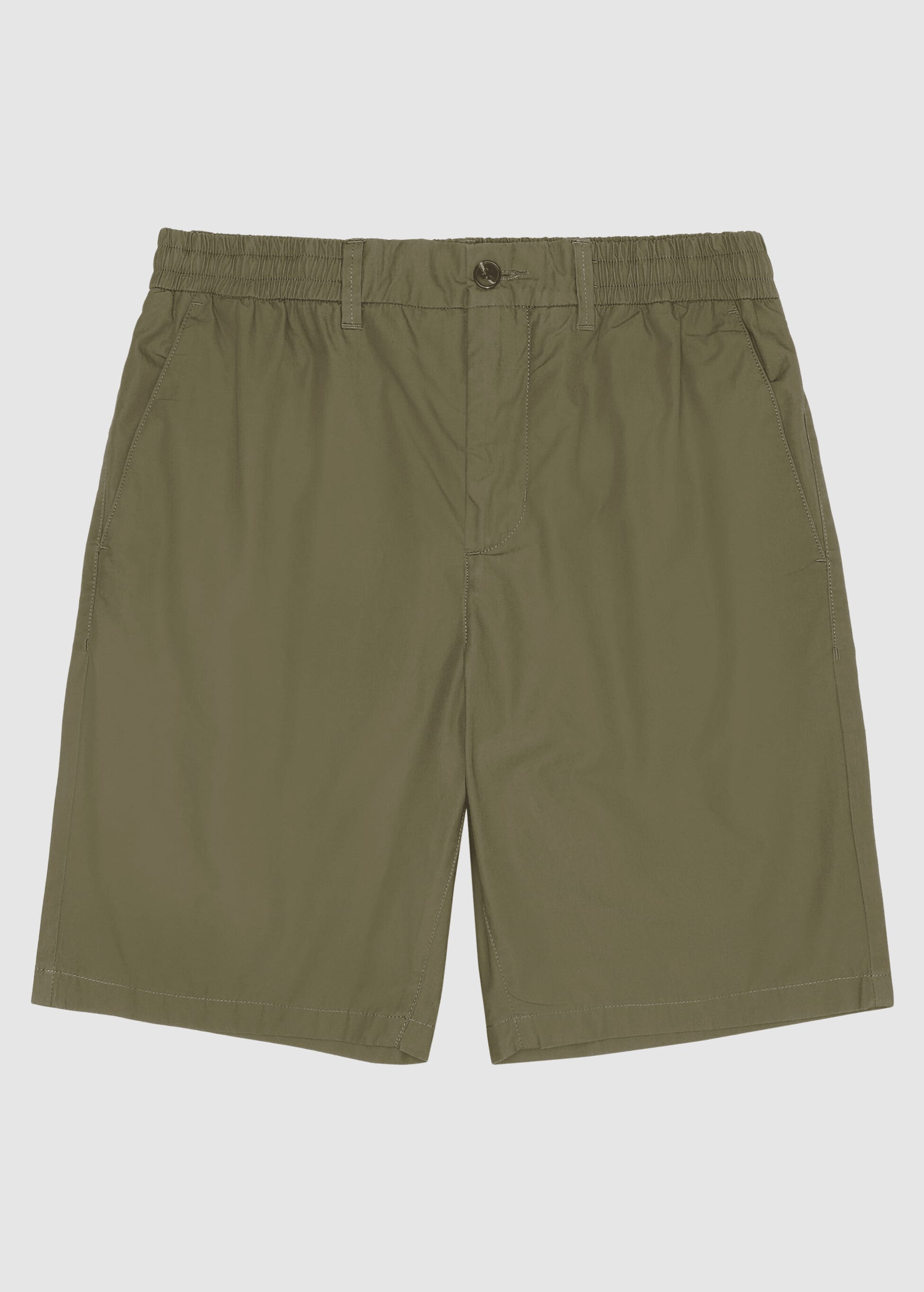 Fig Comfort Poplin Shorts Burned Olive