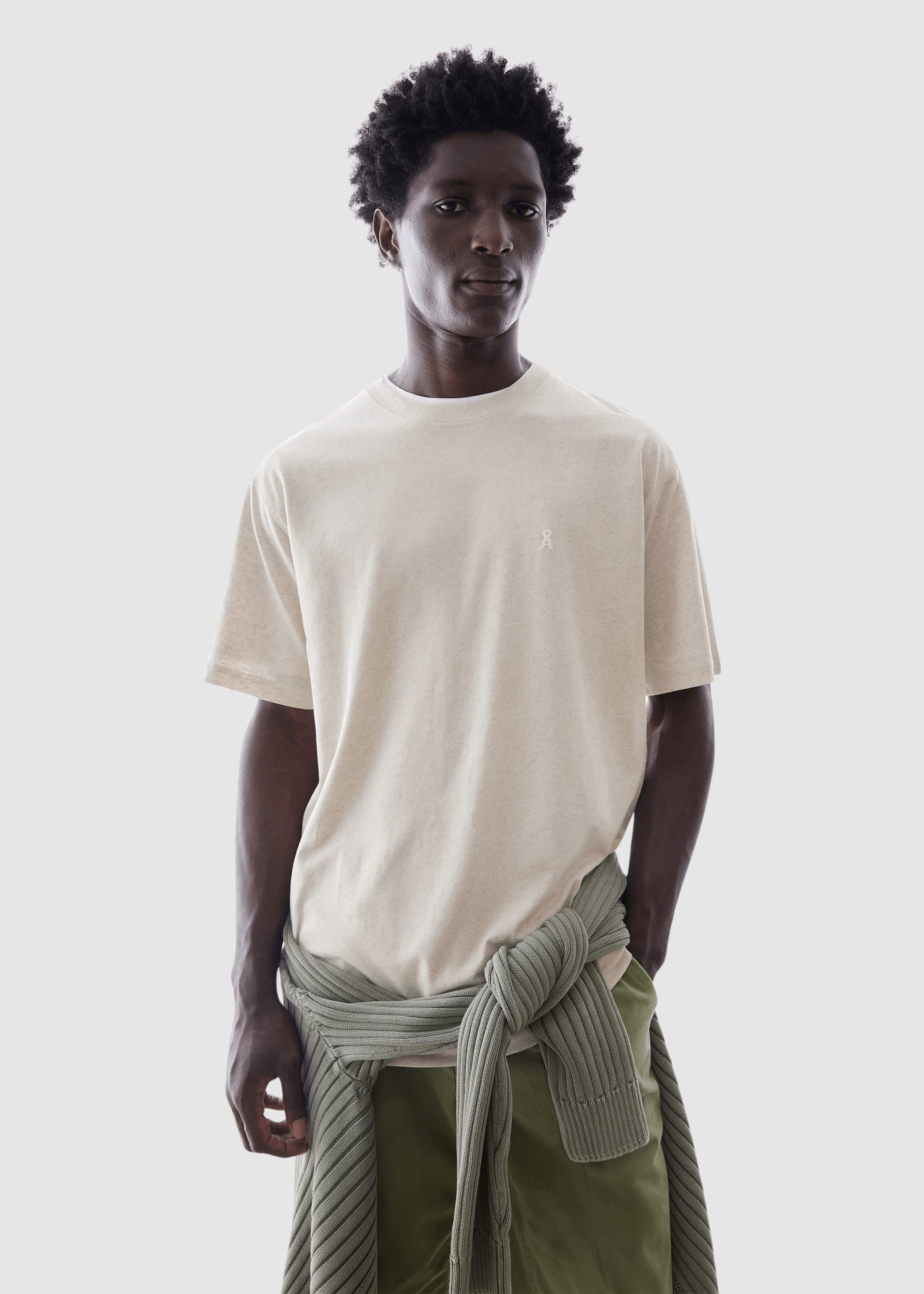 Maarkos Linen Blend T-Shirt Pure Maarkos Linen Blend T-Shirt Pure