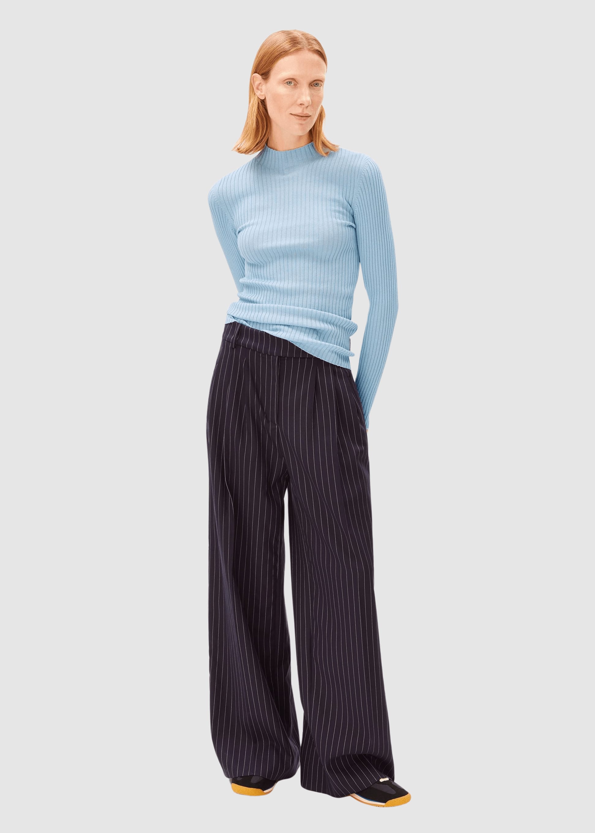 Alaania Knit Sweater Blue Glow