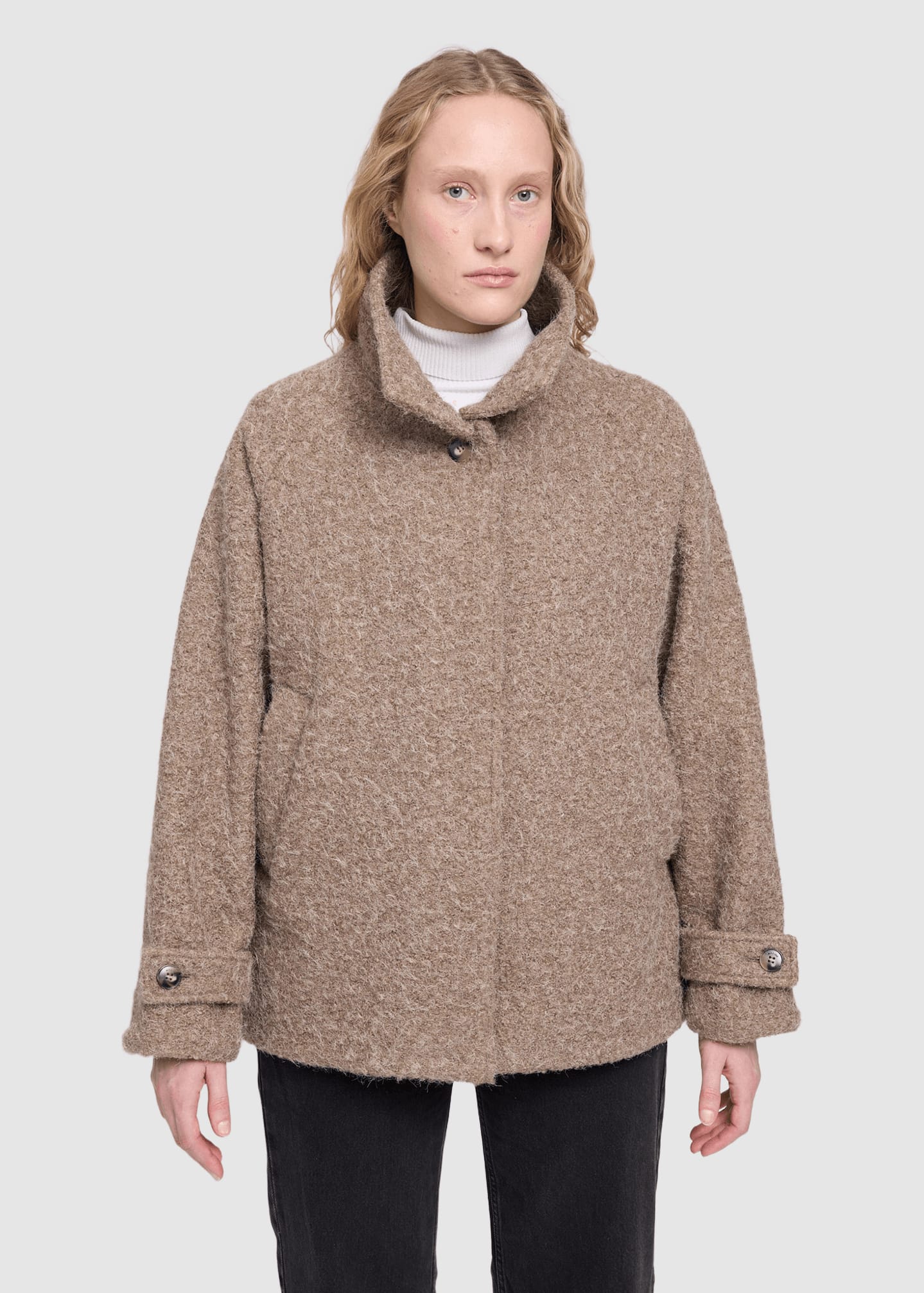 mazine-wool-jacket-walnut-1.jpeg Vegan Wool Jacket Walnut