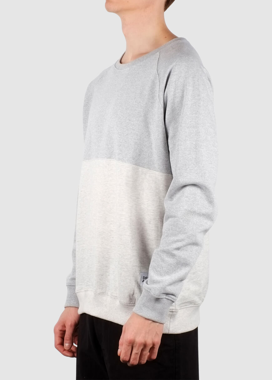 Sweatshirt 50-50 Grey/White Melange