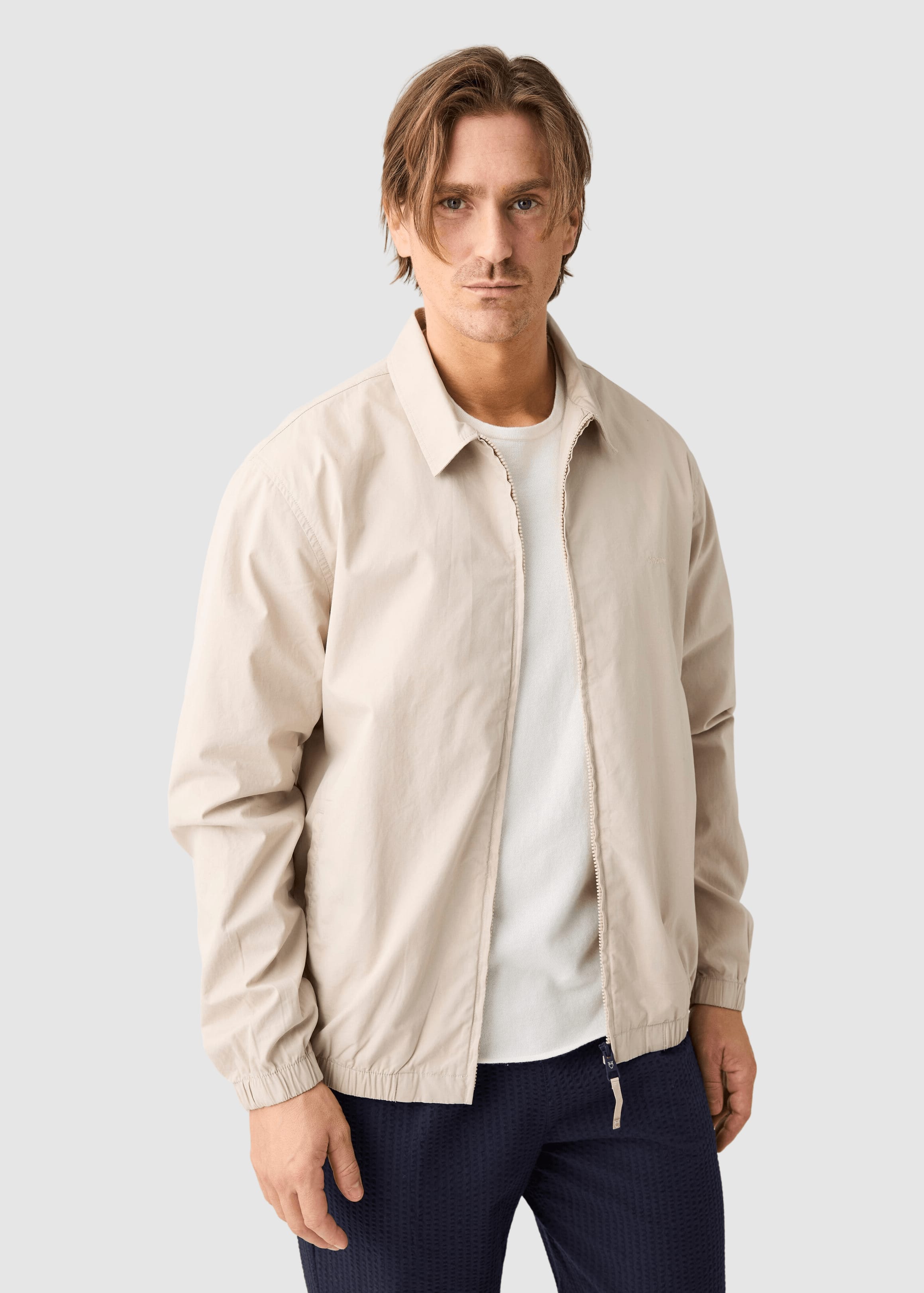 Light Poplin Jacket Light Feather Gray