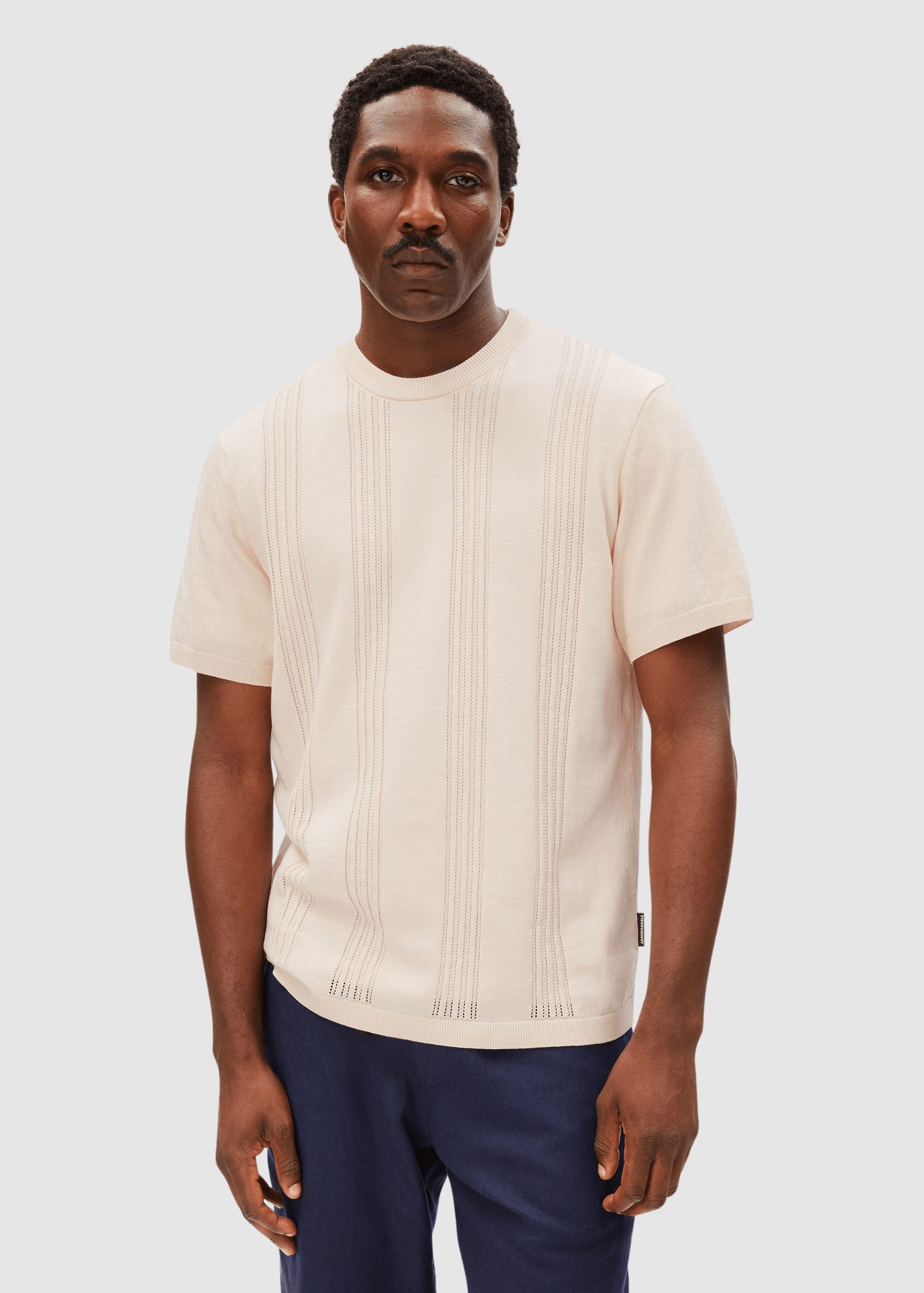 Cotton Knit T-Shirt Pure
