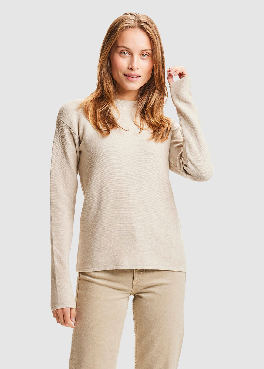 Myrthe Basic Cotton Mock Neck Myrthe Basic Cotton Mock Neck