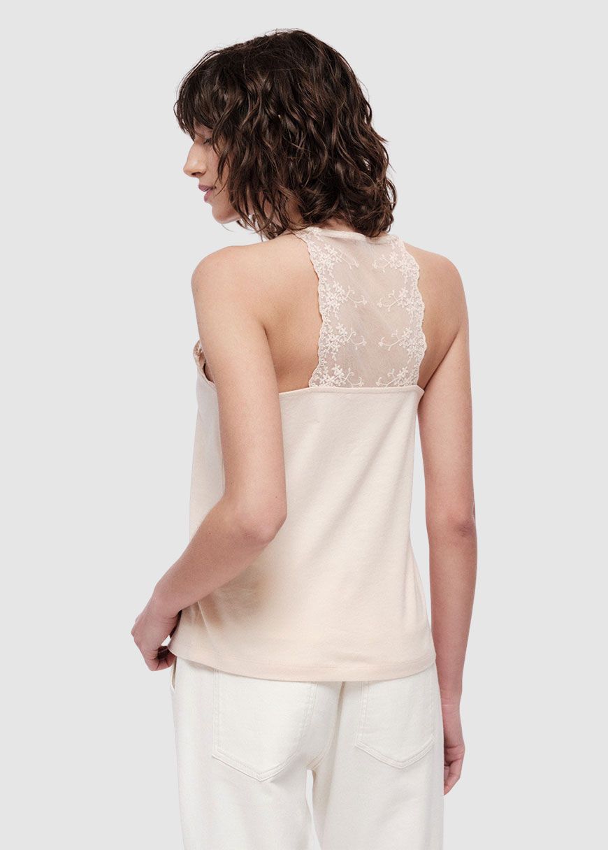 Top mit Spitze Top mit Spitze