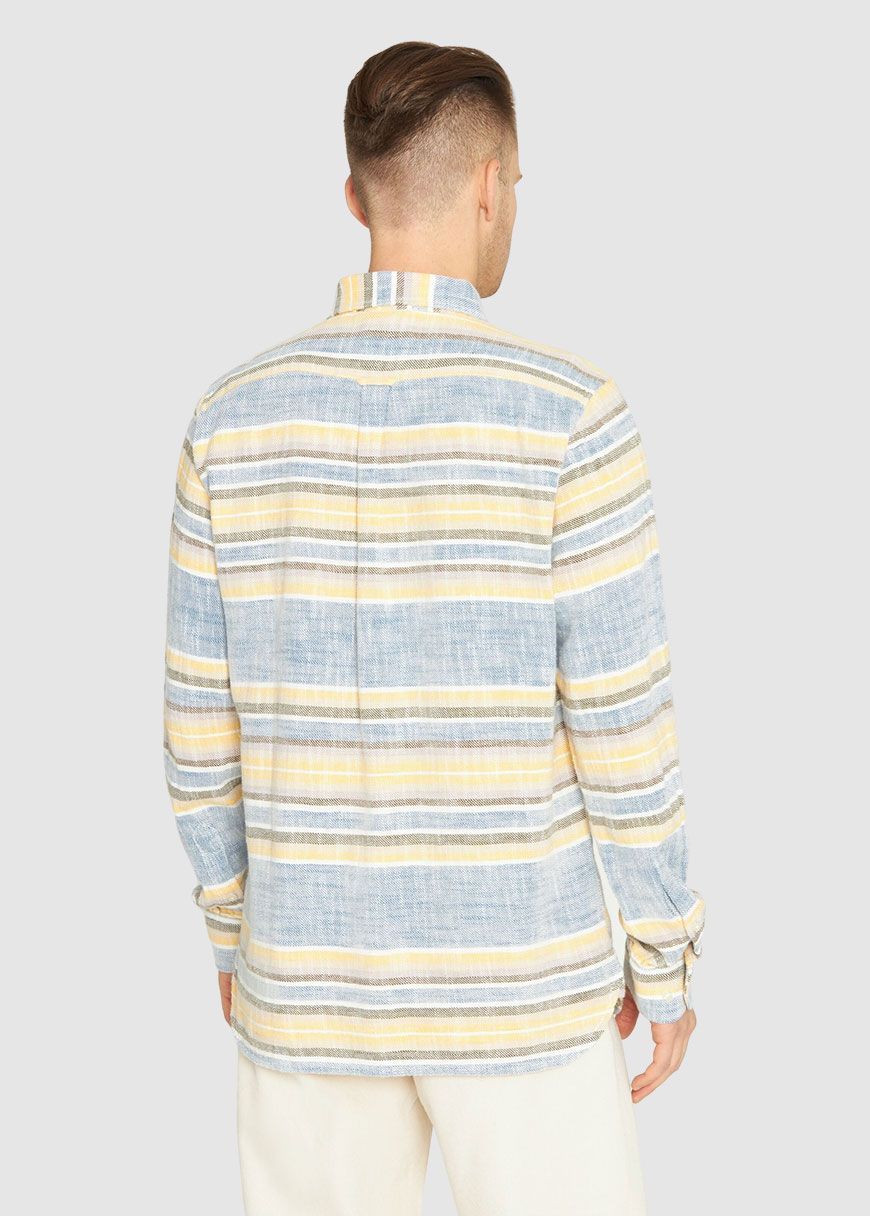 Custom Fit Horisontal Striped Shirt