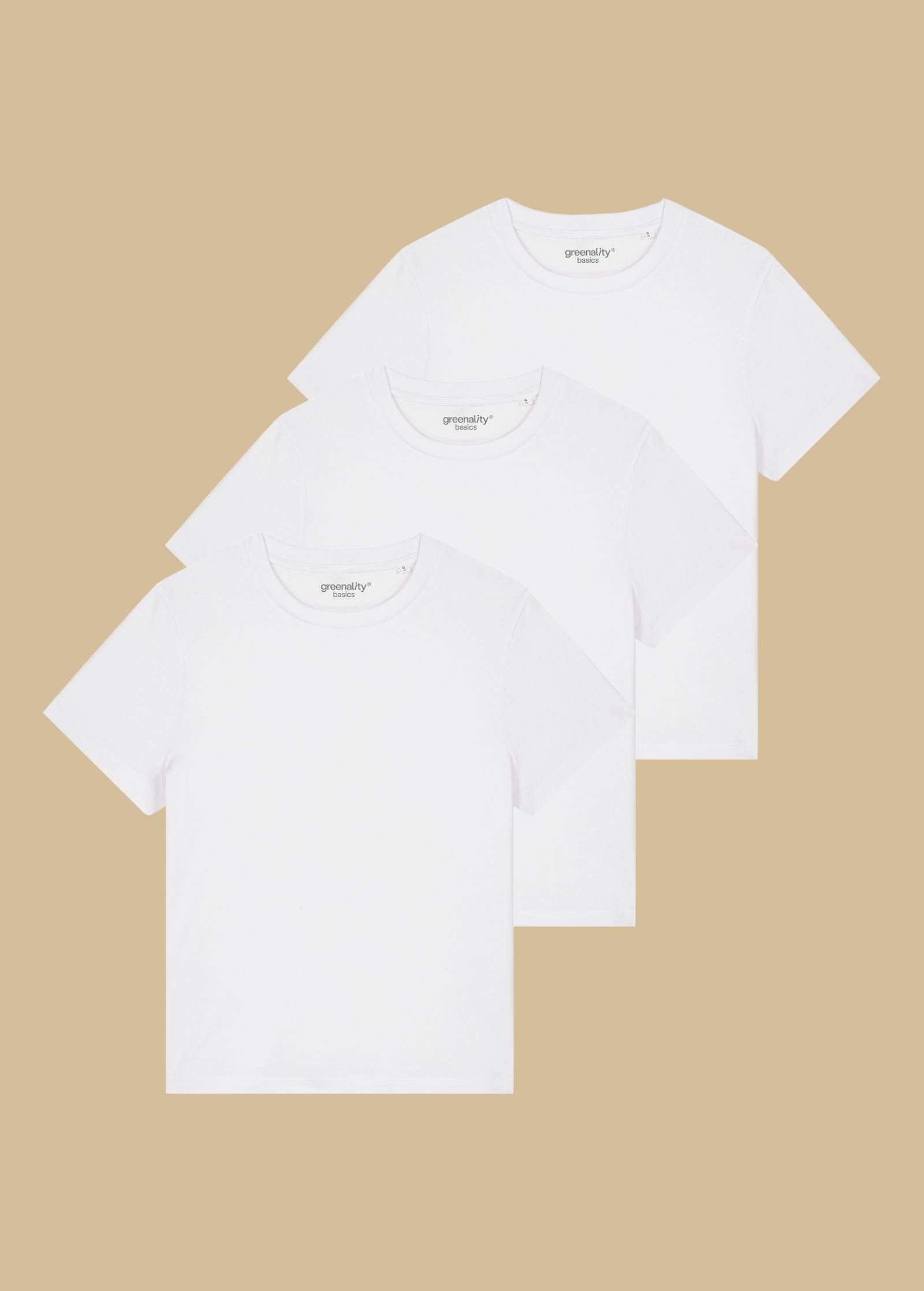 Classic T-Shirt Woman 3er Pack White