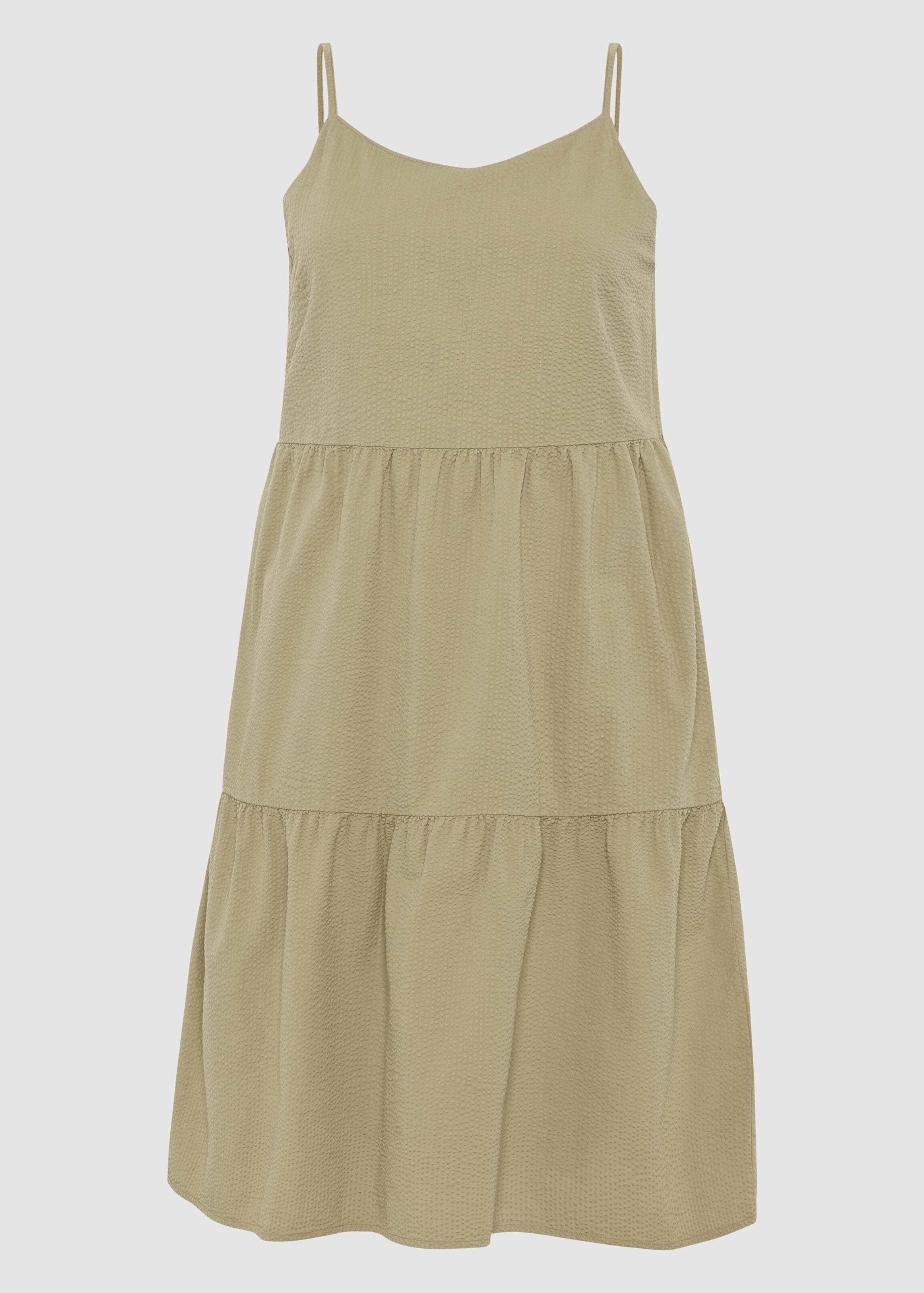 Seersucker Strap Dress Twill Seersucker Strap Dress Twill