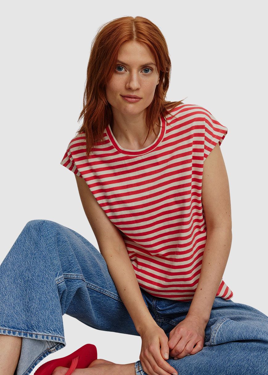 T-Shirt Zinnia Stripes