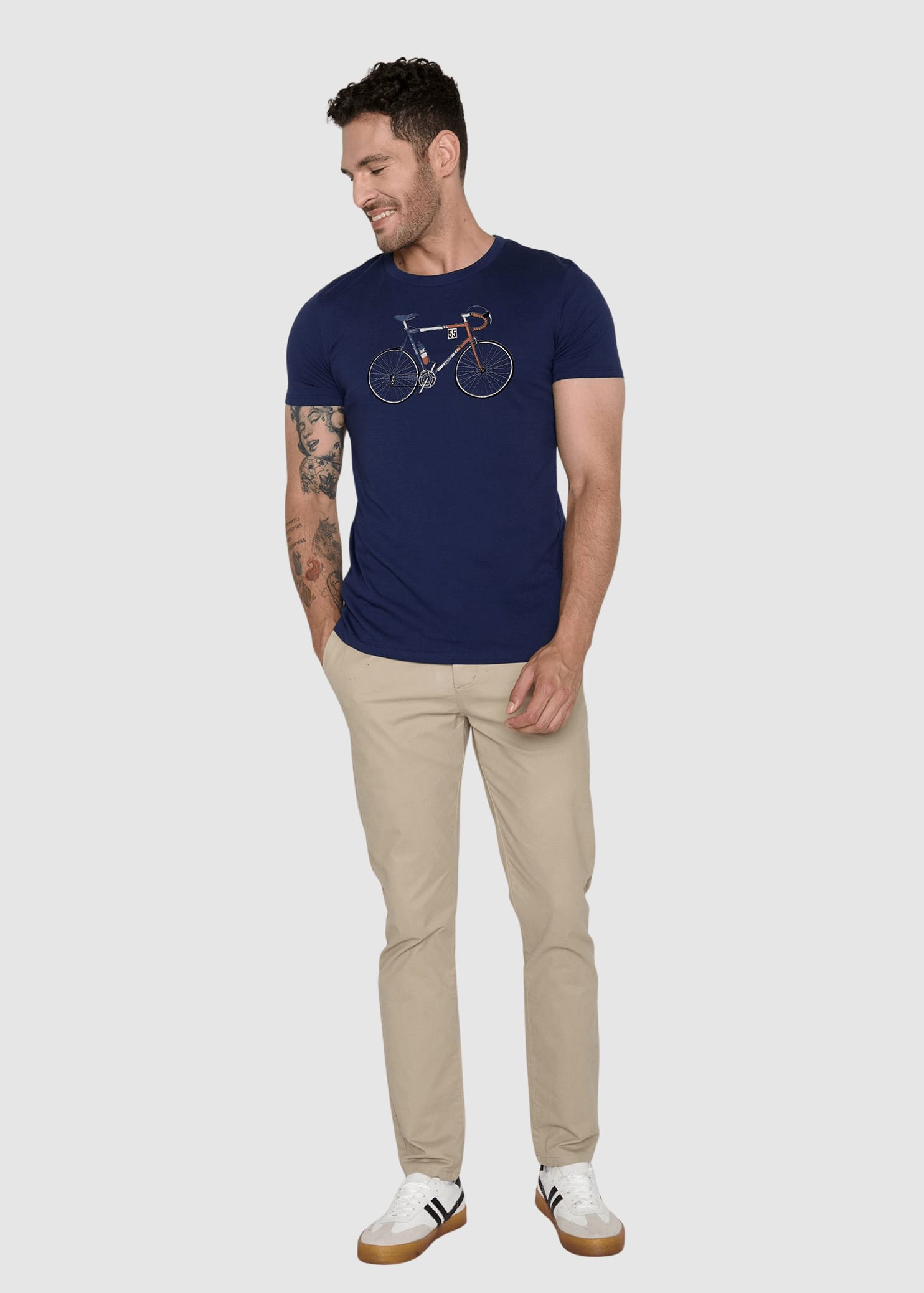 Bike Jacques Guide T-Shirt Navy