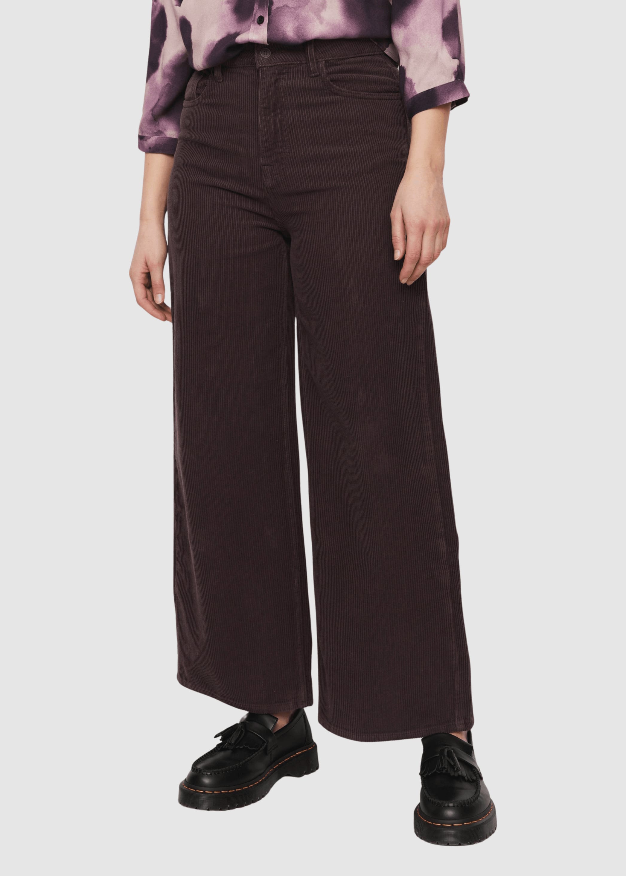 Erica Corduroy Dark Grape