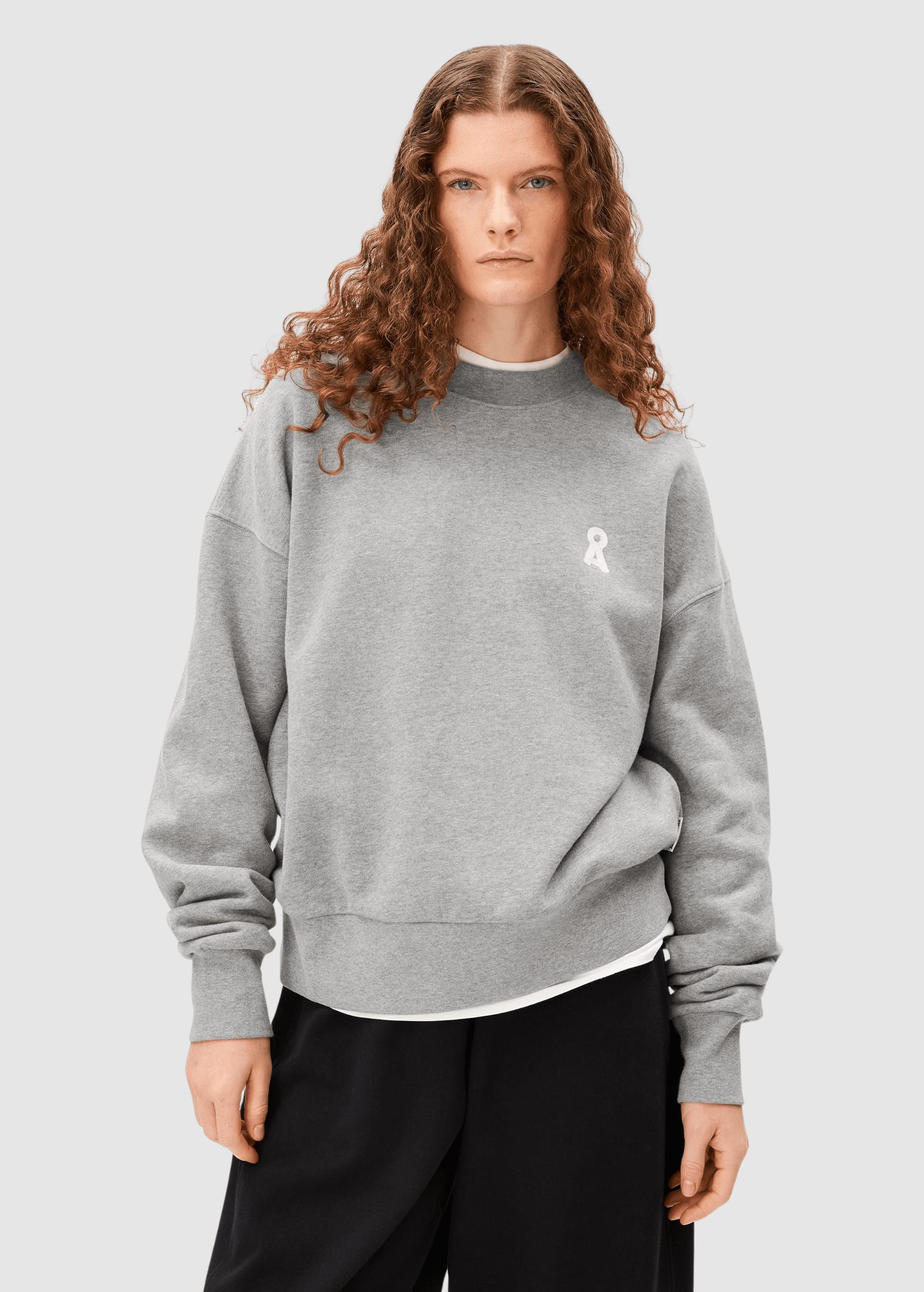 Iconic Å Alizaa Sweat Silver Melange