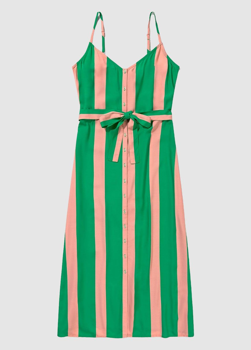Color Block Strap Dress