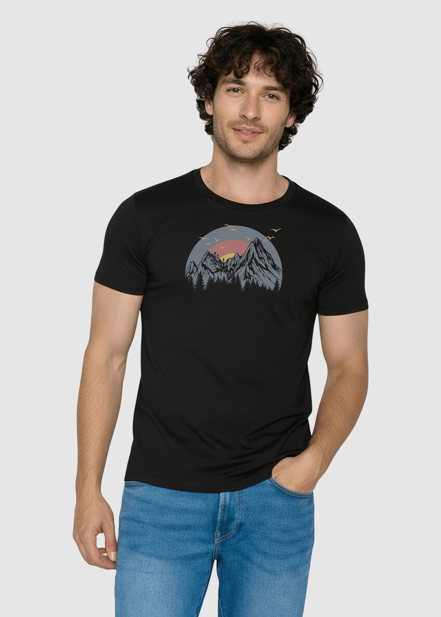 greenbomb-peak-circle-guide-t-shirt-black-1.jpeg Peak Circle Guide T-Shirt Black