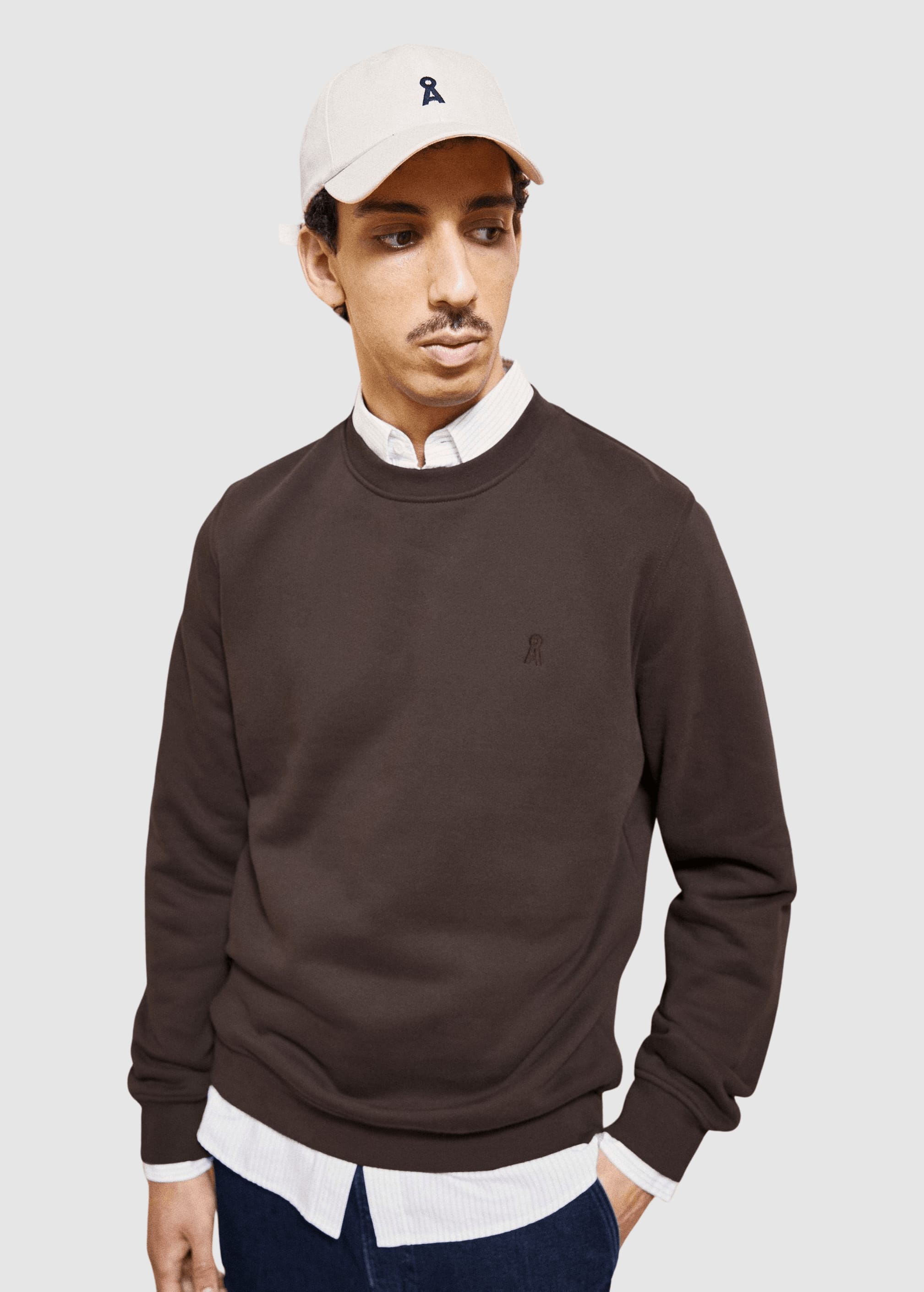 armedangels-baaro-fleece-sweatshirt-claystone-4.jpeg Baaro Fleece Sweatshirt Claystone