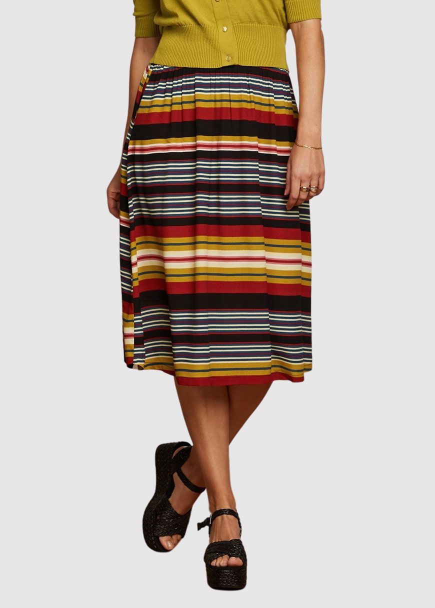 Layla Skirt Maxim Stripe