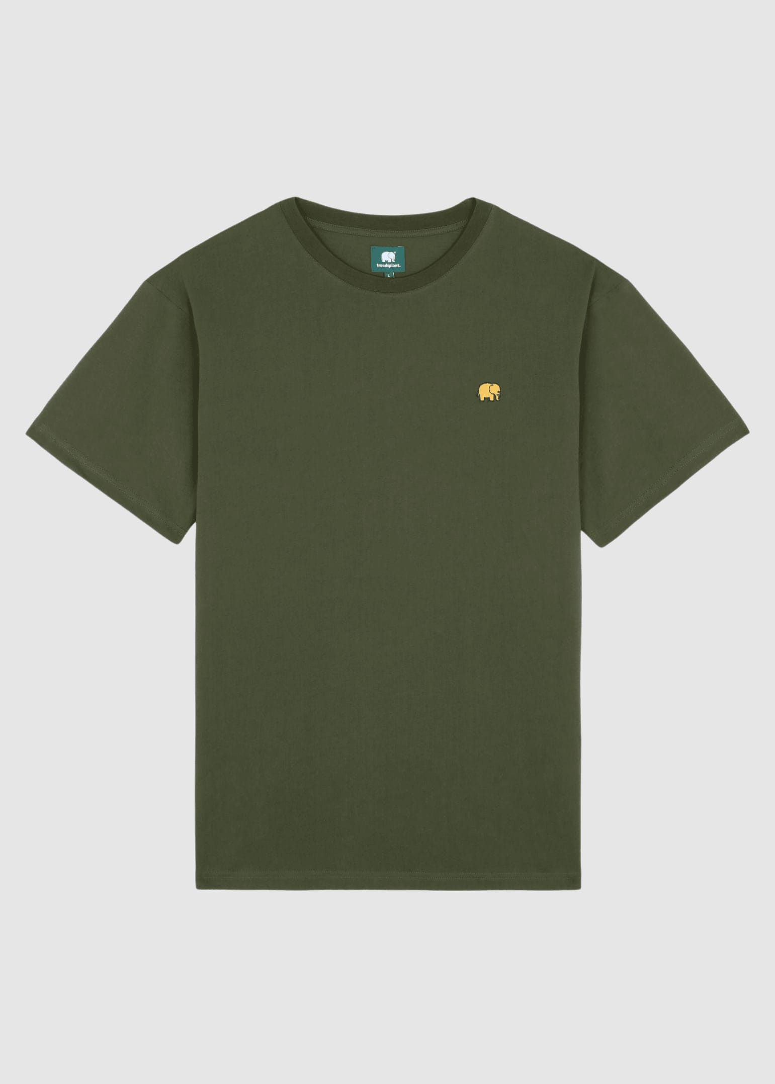 trendsplant-organic-essential-t-shirt-kombu-green-5.jpeg Organic Essential T-Shirt Kombu Green