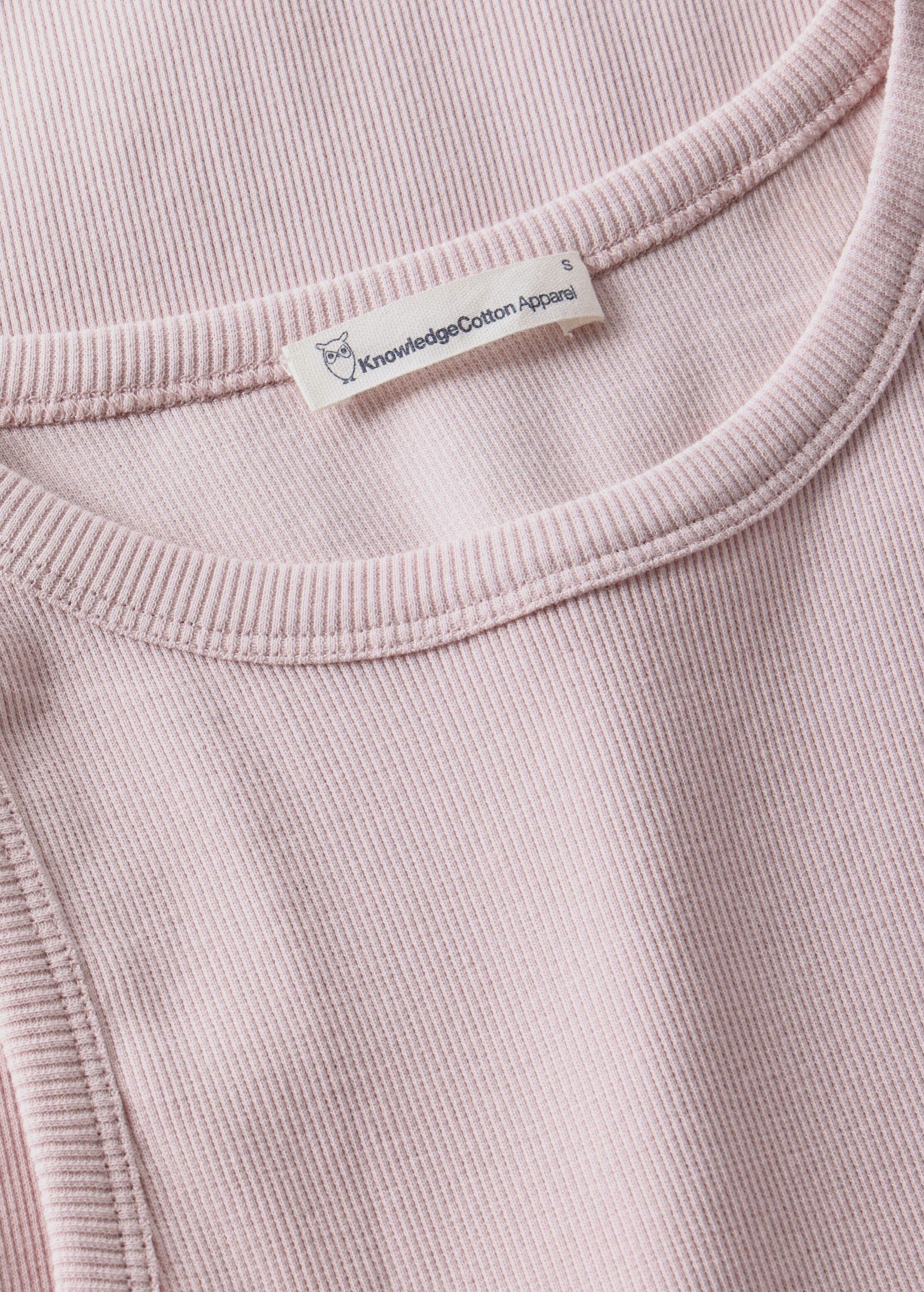 Rib Racer Top Pale Lilac Rib Racer Top Pale Lilac