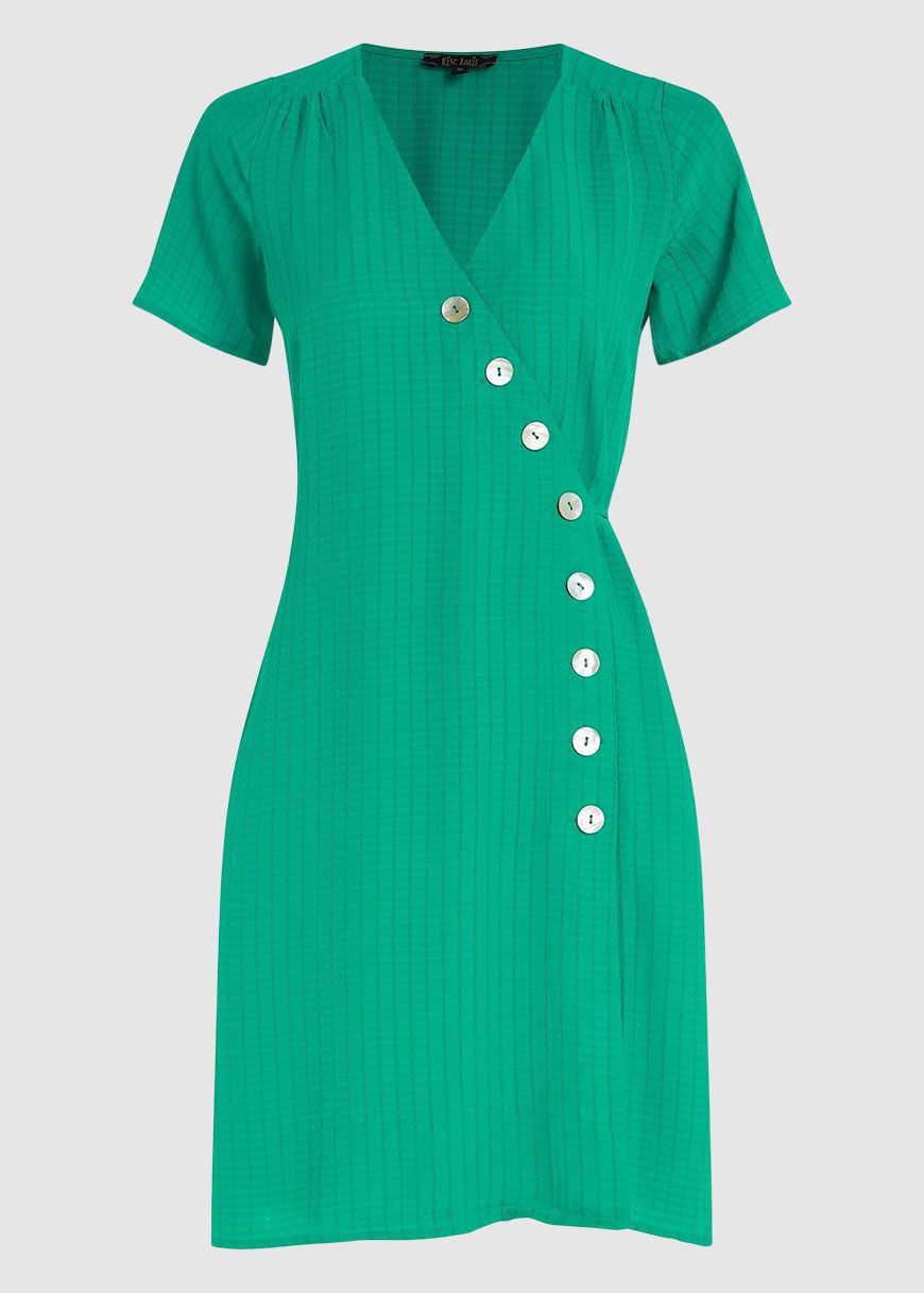 Zuma Wrap Short Dress Sandy Zuma Wrap Short Dress Sandy