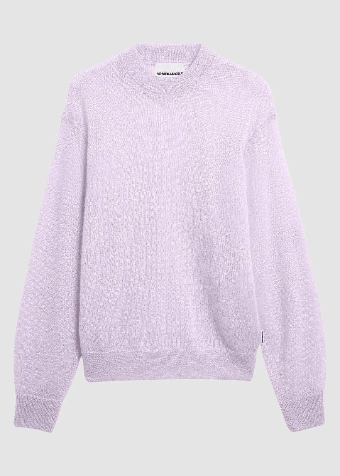 Mohair Blend Knit Sweater Moonlit Lilac