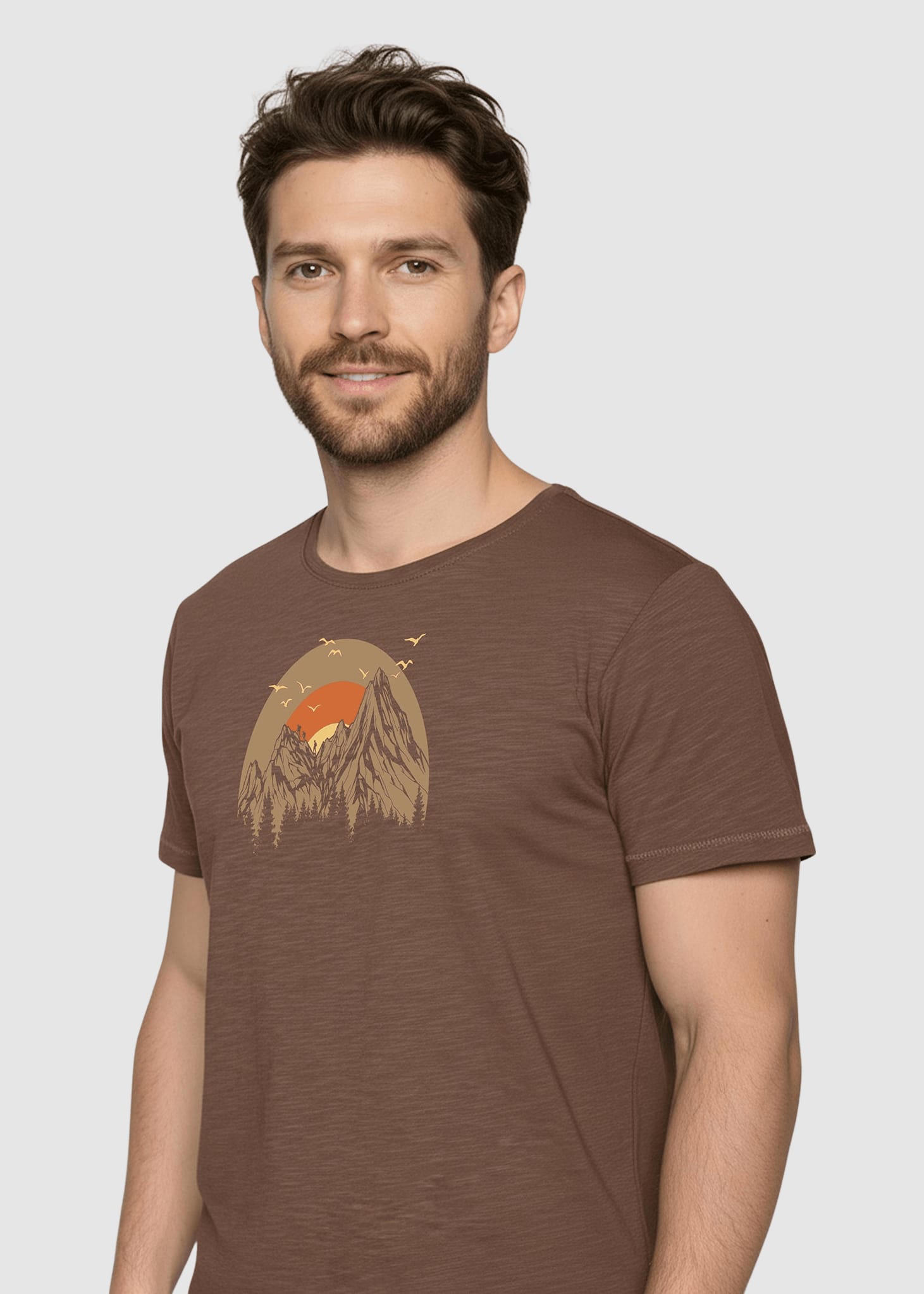greenbomb-peak-circle-spice-t-shirt-earth-wood-2.jpeg Peak Circle Spice T-Shirt Earth Wood
