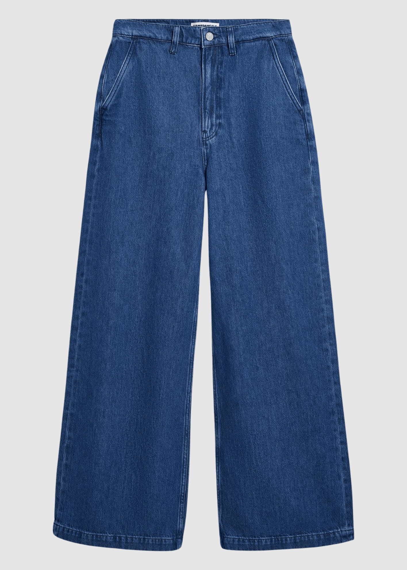 armedangels-wide-leg-denim-pant-bright-blue-6.jpeg Wide Leg Denim Pant Bright Blue