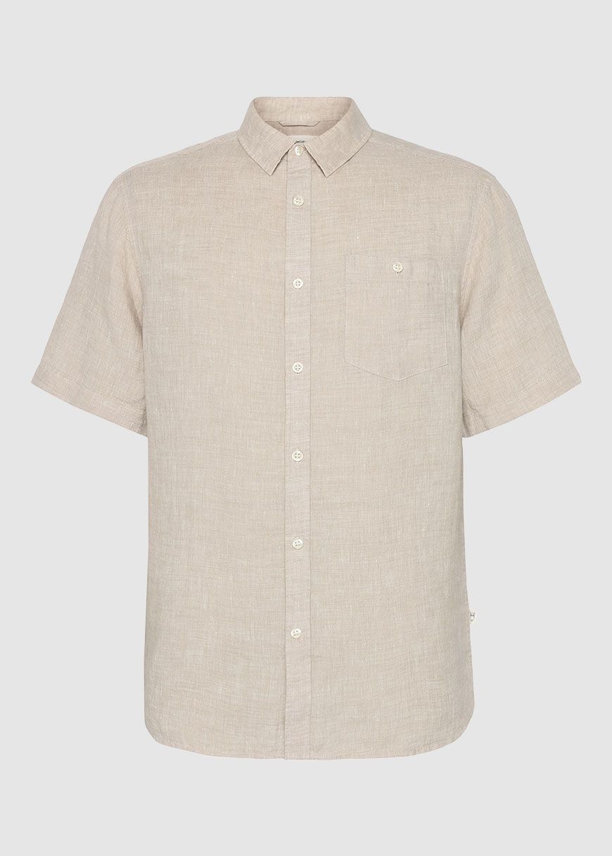 Regular Linen Short Sleeve Shirt