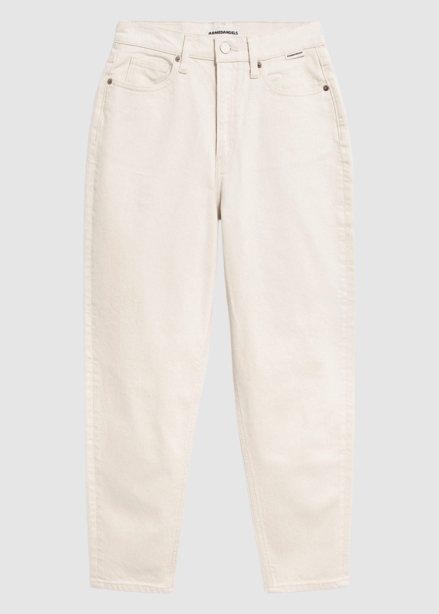 Mairaa High Waist Mom Jean Undyed