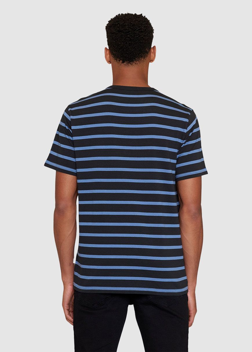 Regular Short Sleeve Cotton Striped O-Neck T-Shirt Regular Short Sleeve Cotton Striped O-Neck T-Shirt