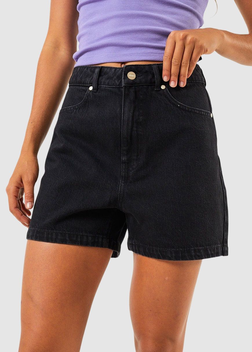 Seventy Three's Organic Denim High Waisted Shorts