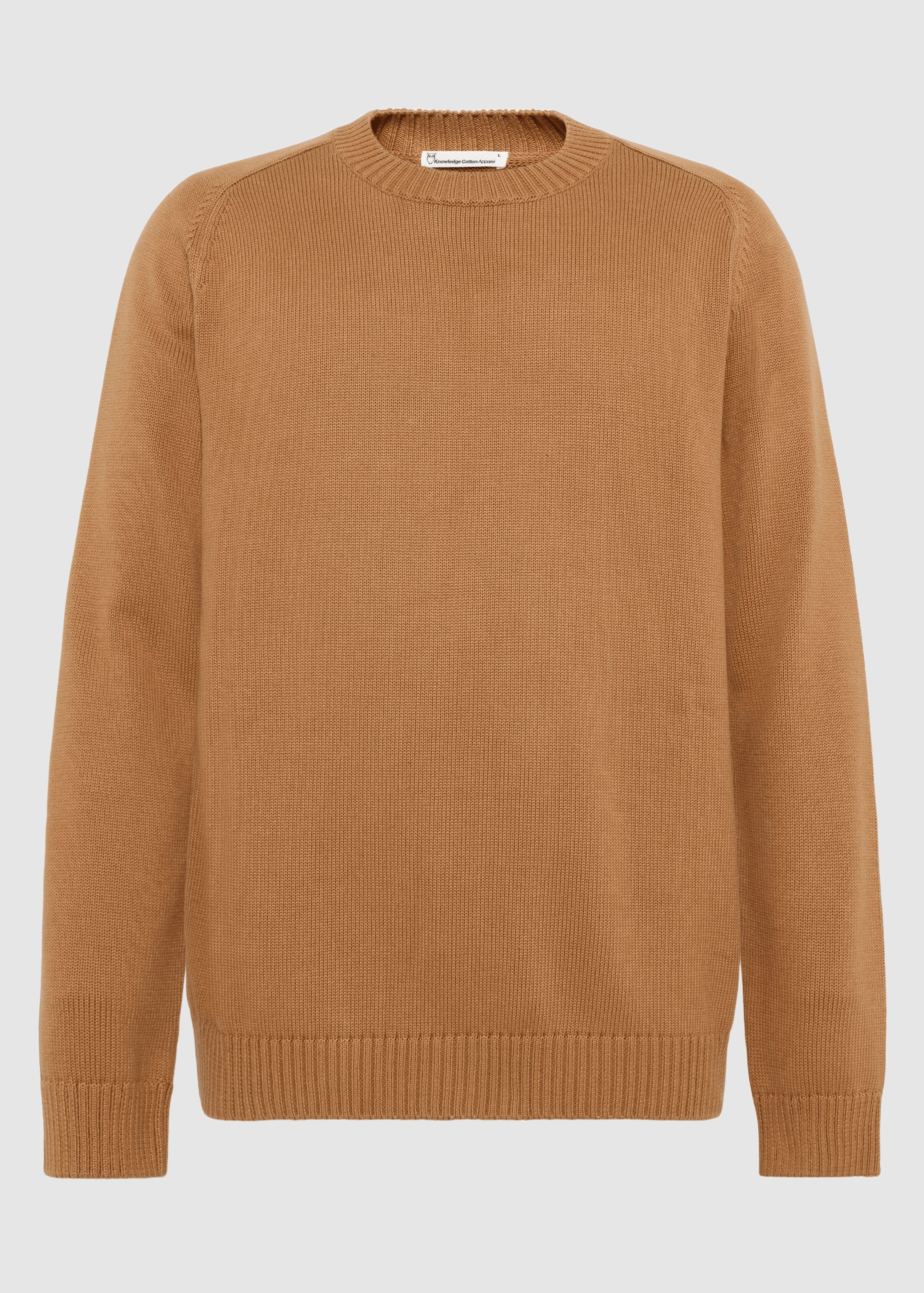 knowledge-cotton-apparel-crew-neck-sweater-lion-4.jpeg Crew Neck Sweater Lion