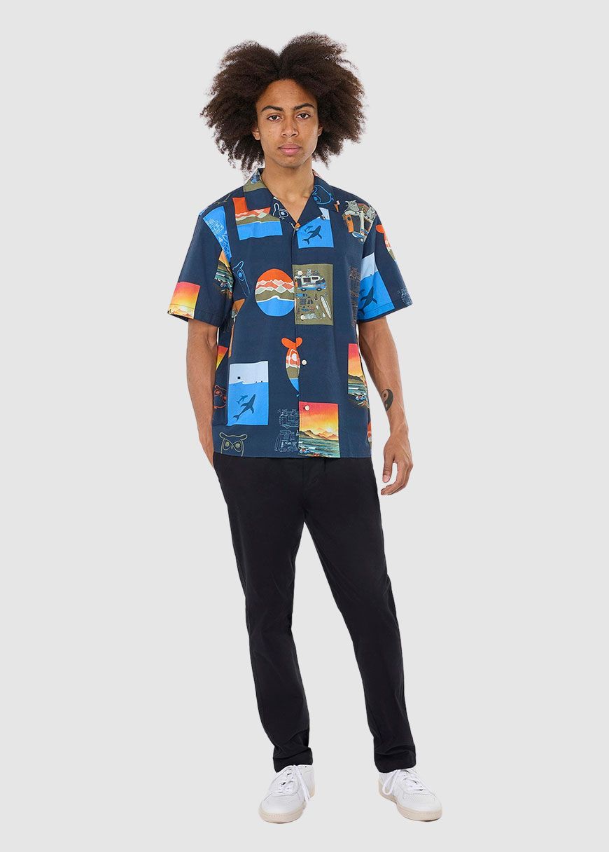 Boxed Fit Aop Short Sleeved Shirt Boxed Fit Aop Short Sleeved Shirt
