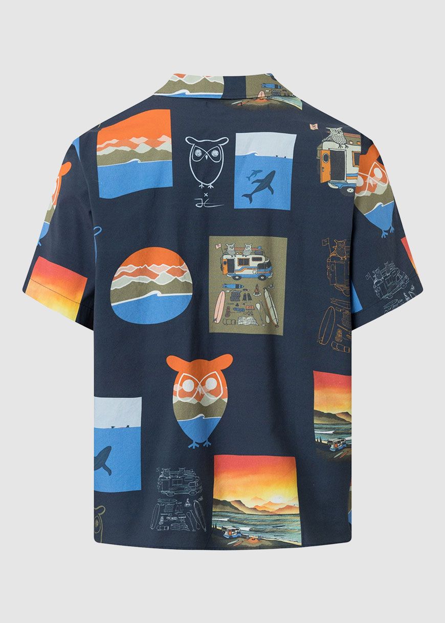 Boxed Fit Aop Short Sleeved Shirt Boxed Fit Aop Short Sleeved Shirt